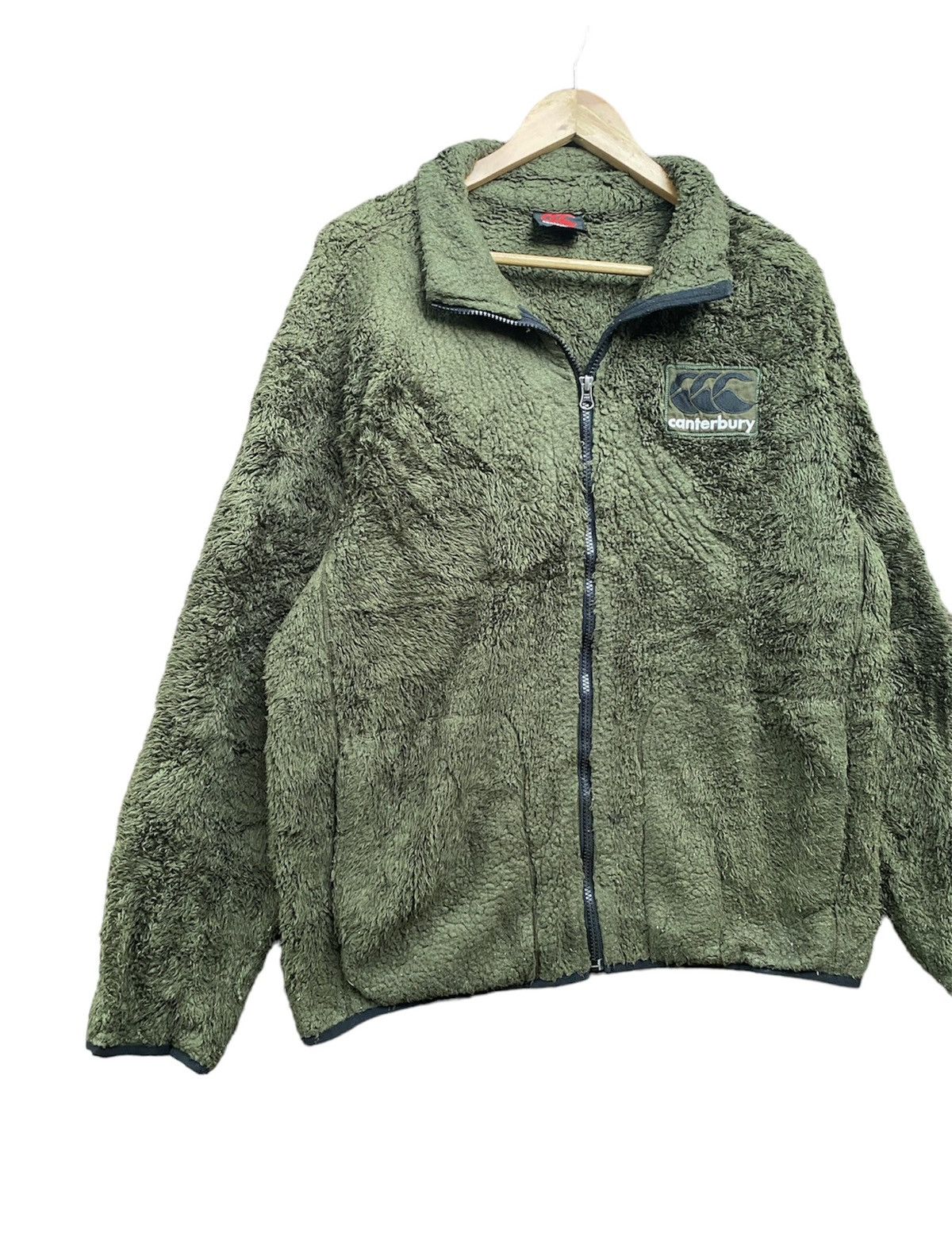 Canterbury of New Zealand × Vintage Vintage Canterbury Fleece Zipper Jacket Size US XL / EU 56 / 4 - 2 Thumbnail