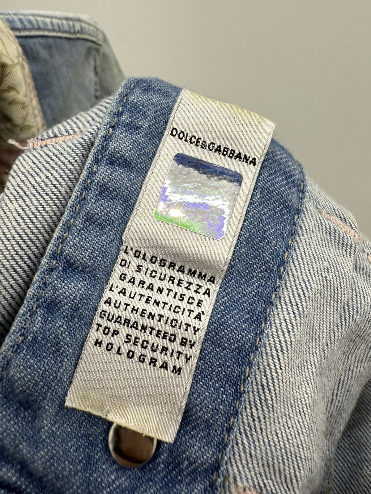 Dolce & Gabbana Vintage Dolce & Gabbana Big Buttons Denim Jacket Size M / US 6-8 / IT 42-44 - 7 Thumbnail