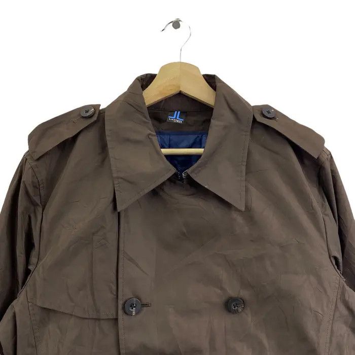 Lanvin Vtg 90’ LANVIN EN BLEU Paris Brown Peacoat Jacket Trench Size L / US 10 / IT 46 - 2 Thumbnail