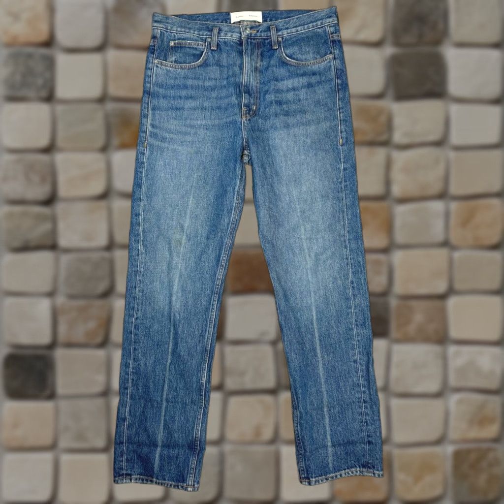 Proenza Schouler VINTAGE Proenza Schouler Jeans Womens 28 Blue Denim Cotton High Rise Straight Leg 35x30 Size 28" / US 6 / IT 42 - 1 Thumbnail