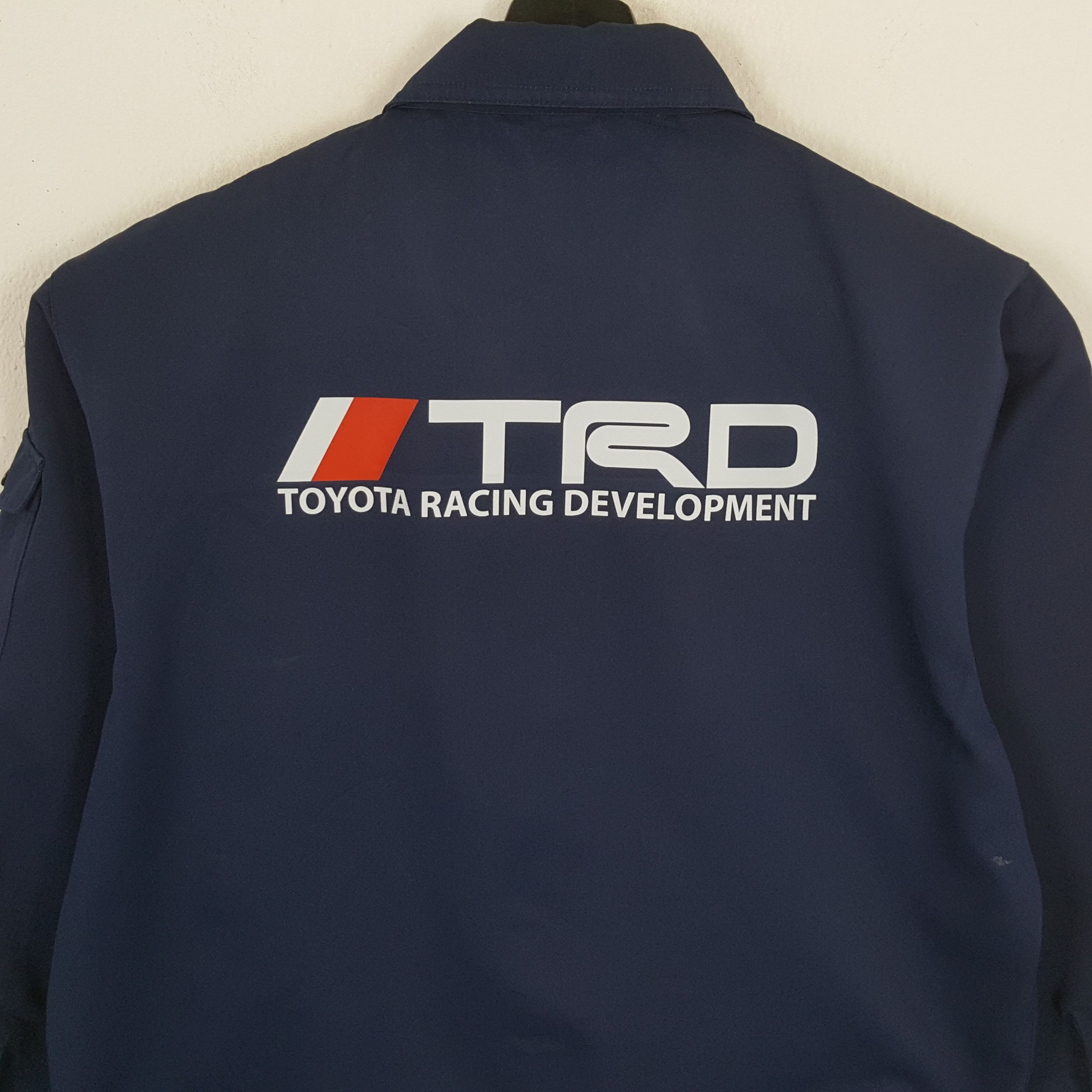 Japanese Brand × Vintage TRD YOYOTA RACING Development Motorsports Custom Jacket Size US L / EU 52-54 / 3 - 2 Thumbnail