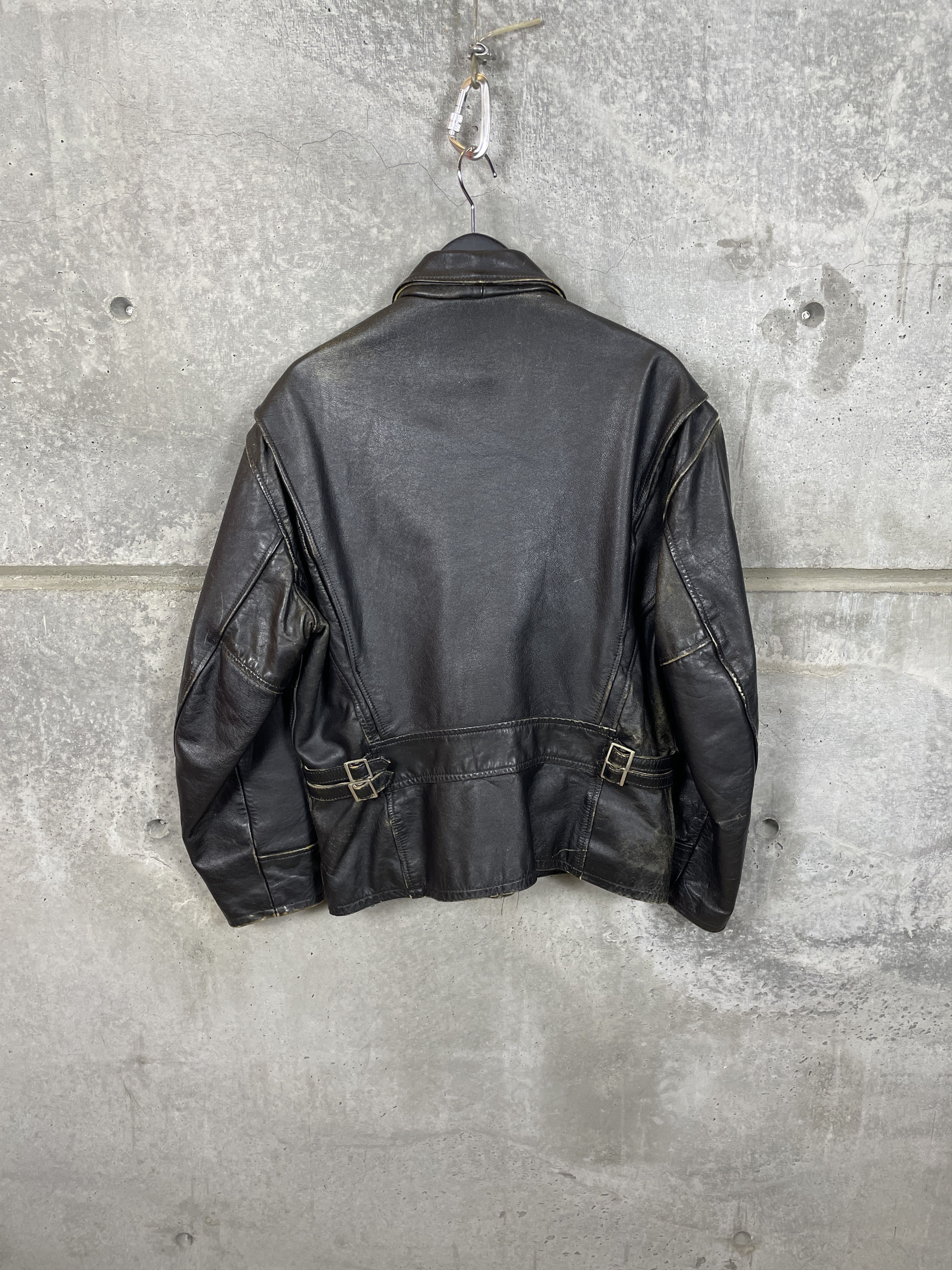 Vintage Lee Trevor Vintage Leather Jacket Size US M / EU 48-50 / 2 - 2 Thumbnail