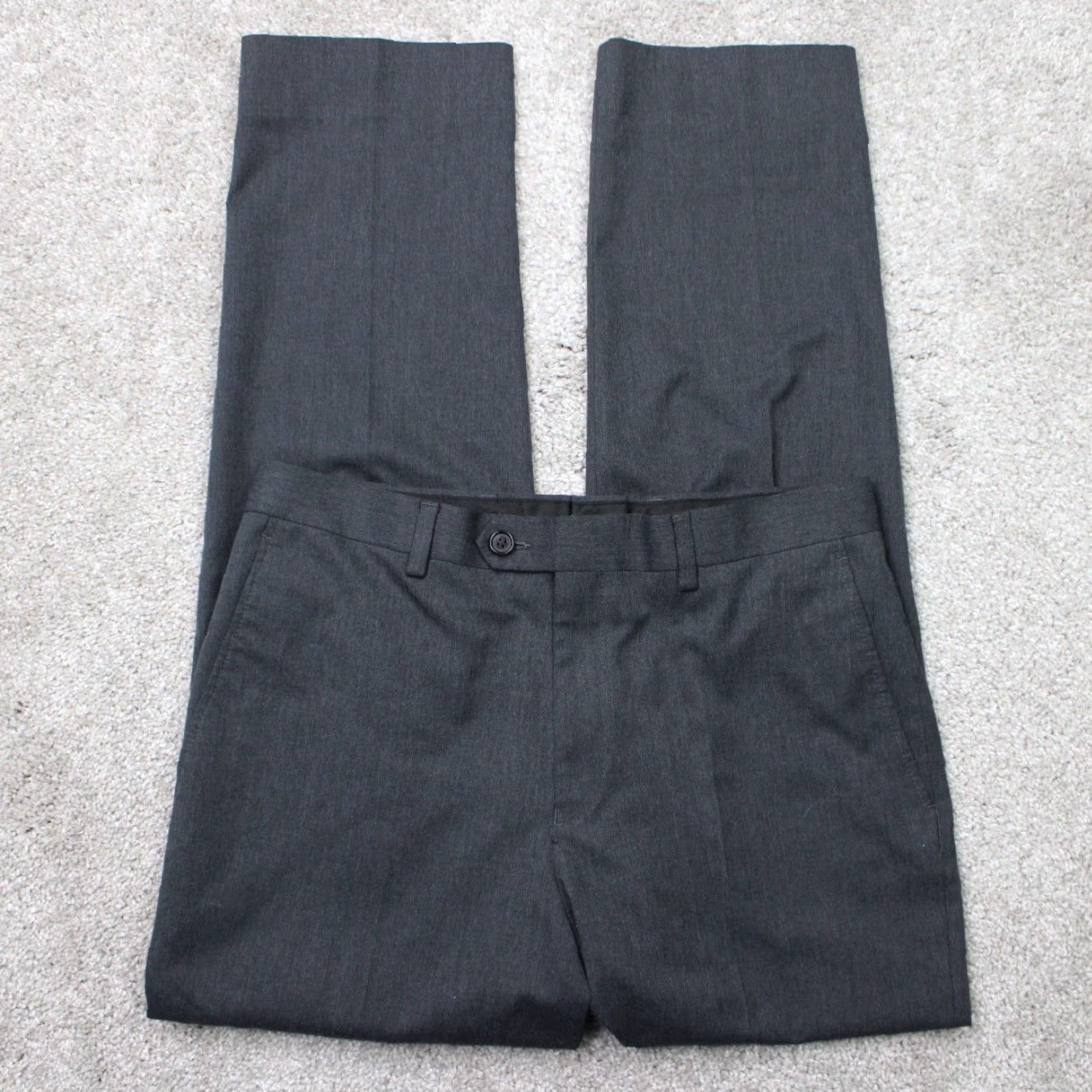 Ralph Lauren LAUREN Ralph Lauren Pants Womens 20R Gray Polyester/Rayon Flat Front Pants Women 30x27 Size 42" / US 20 - 2 Thumbnail