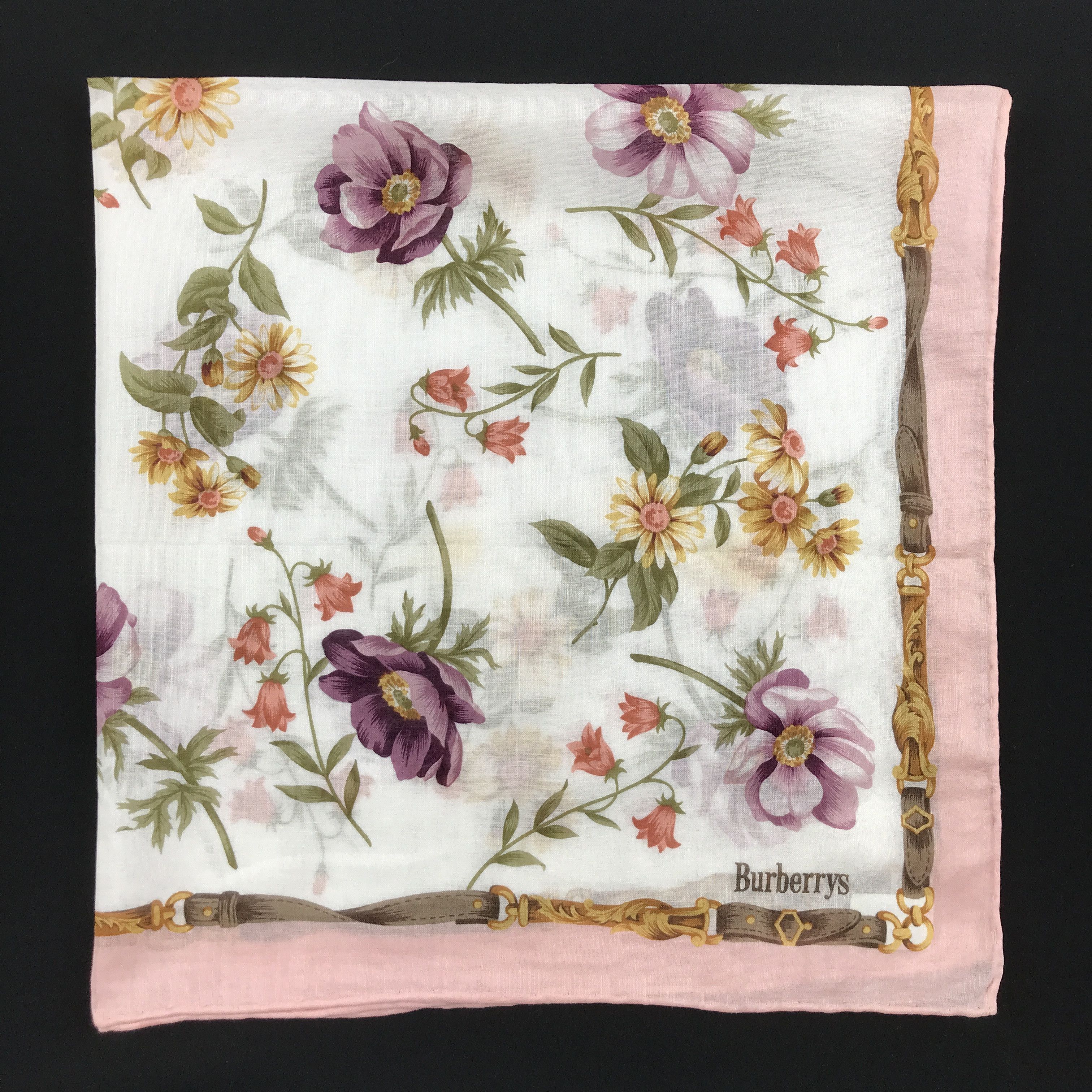 Burberry × Vintage Vintage Burberry Bandana Neckerchief Handkerchief Size ONE SIZE - 2 Thumbnail