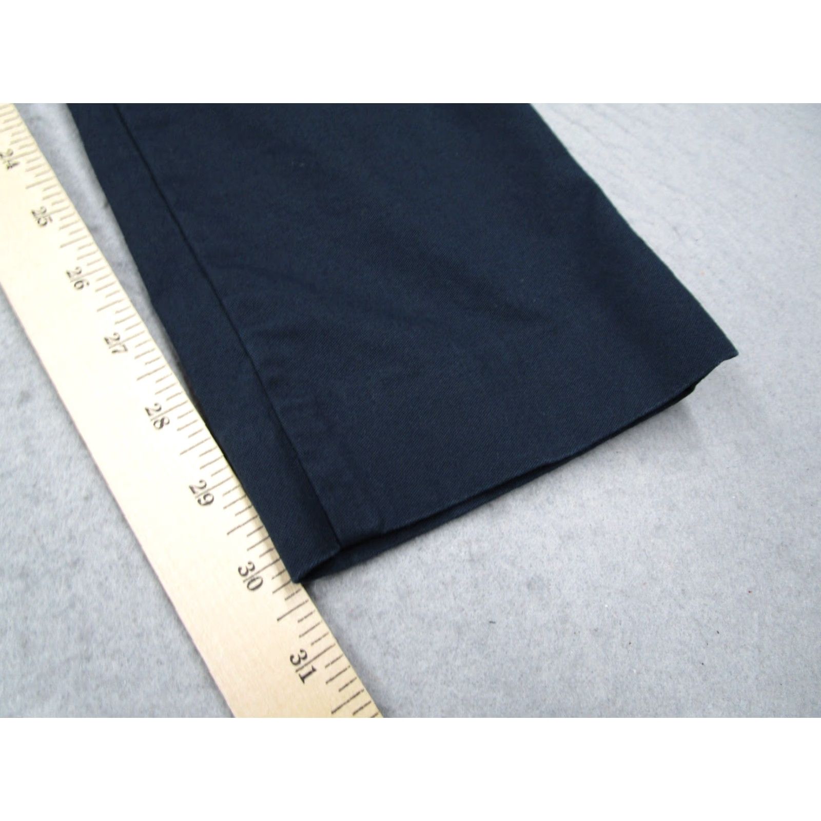 Vintage VINTAGE No Nationality Men's Slim Chino Pants 29 Blue Cotton Blend Casual Work Travel Size US 29 - 7 Thumbnail