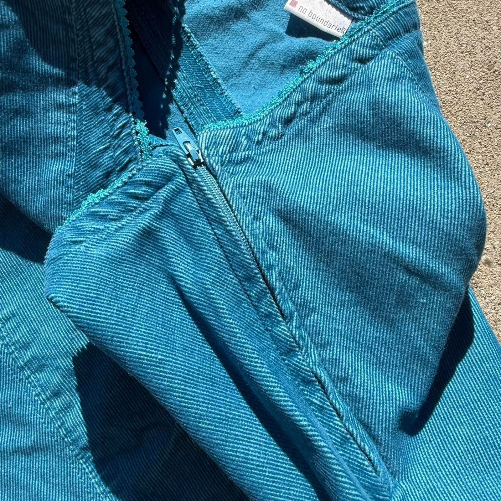 Vintage ✿ Vintage Y2K Teal Mini Skirt ✿ Size 28" / US 6 / IT 42 - 6 Thumbnail