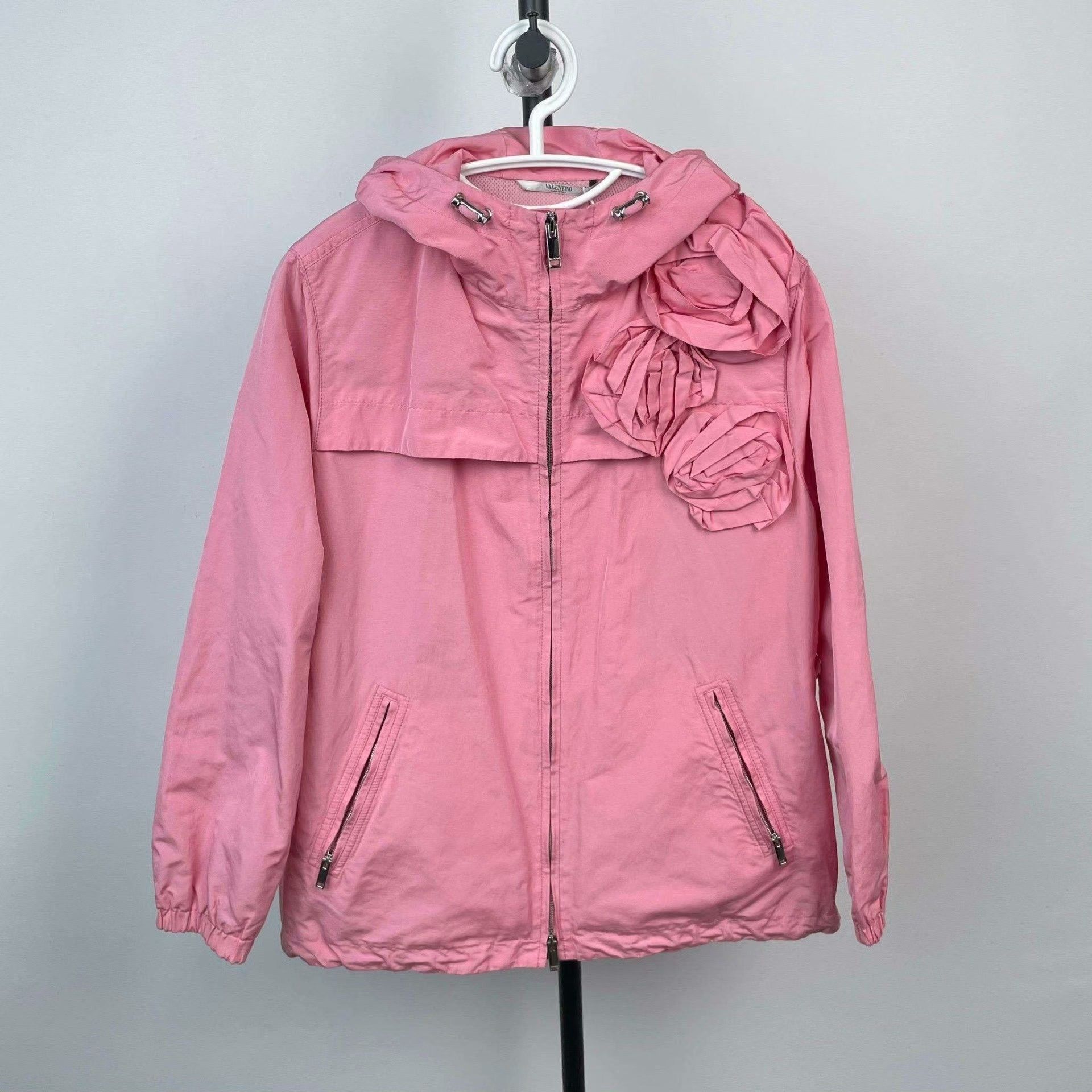 Valentino Valentino Cotton Pink Jacket 36 Women Size S / US 4 / IT 40 - 1 Thumbnail