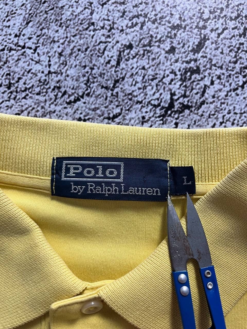 Polo Ralph Lauren × Vintage Polo by Ralph Lauren Shirt Mens Yellow Long Sleeve Golf Size US L / EU 52-54 / 3 - 8 Thumbnail