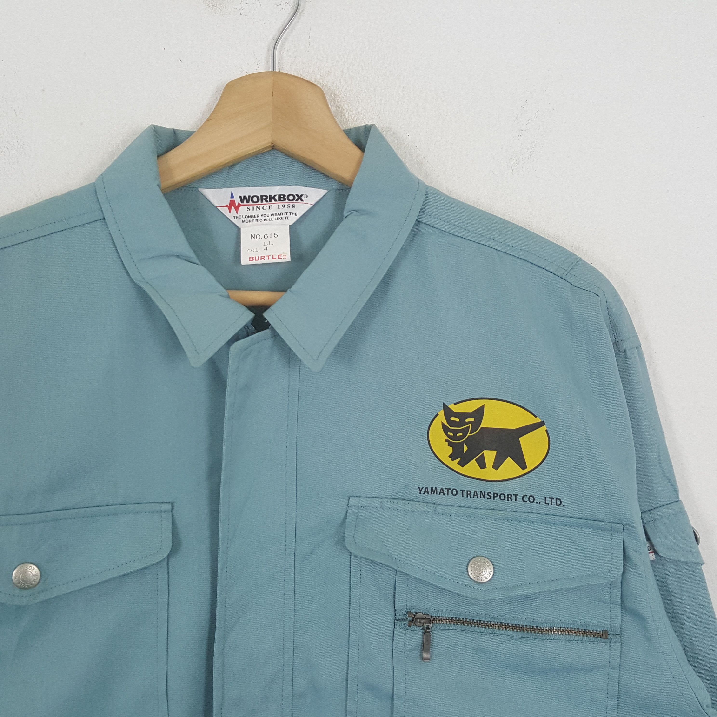 Japanese Brand × Vintage Vintage Yamato Transport Japanese Company Custom Jacket Size US L / EU 52-54 / 3 - 4 Thumbnail