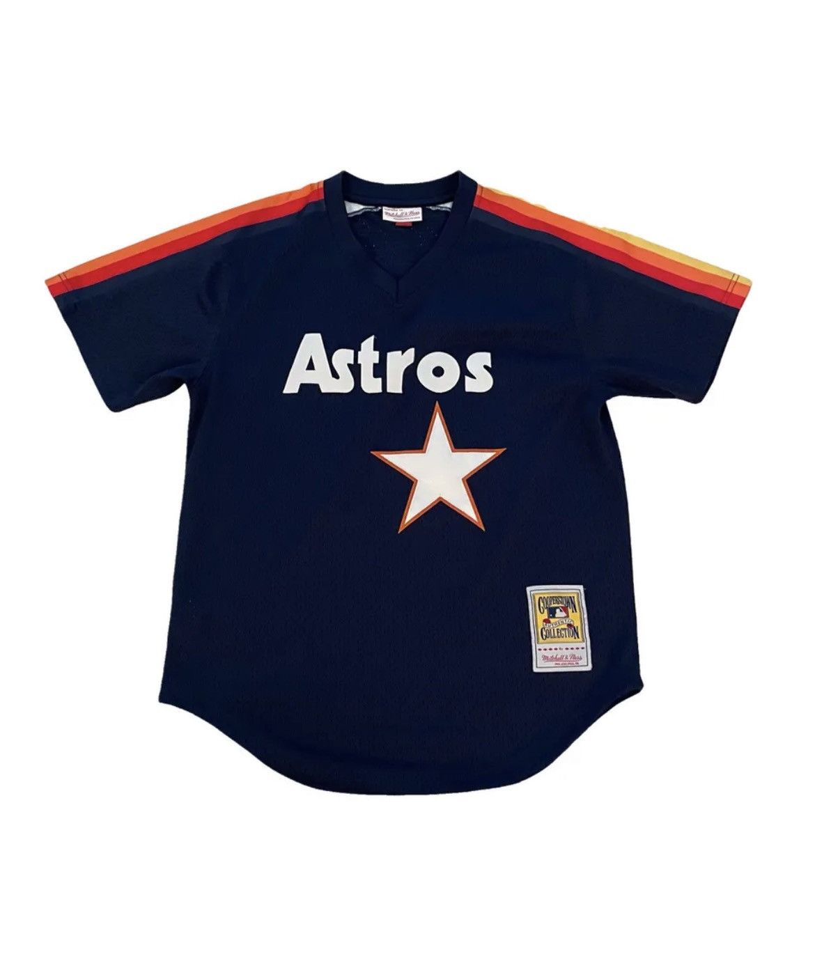 retro HOUSTON ASTROS NOLAN RYAN #34 THROWBACK MITCHELL & NESS JERSEY XL