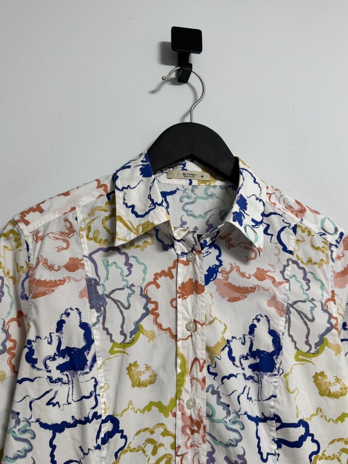Etro Etro Women’s Multicolor Floral Print Shirt Size IT48 Italy Size L / US 10 / IT 46 - 2 Thumbnail