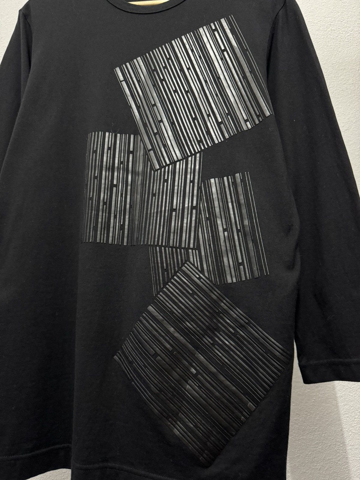 Y's × Yohji Yamamoto Y’s Yohji Yamamoto Patchwork Long Sleeve Shirt Size US S / EU 44-46 / 1 - 2 Thumbnail