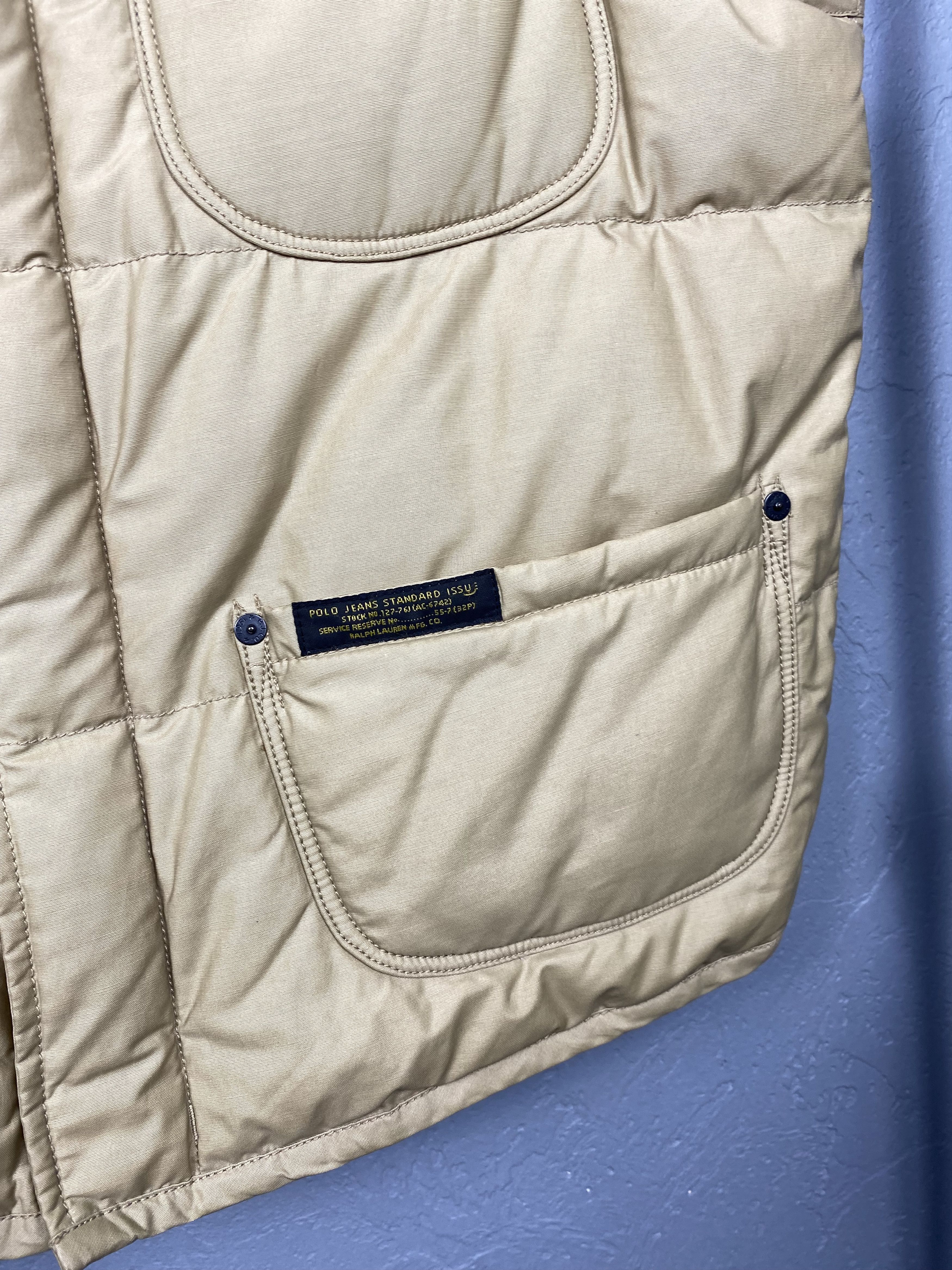 Polo Ralph Lauren Polo Ralph Lauren Jeans Co. Vintage Mens Nylon Vest Y2K Size US L / EU 52-54 / 3 - 3 Thumbnail