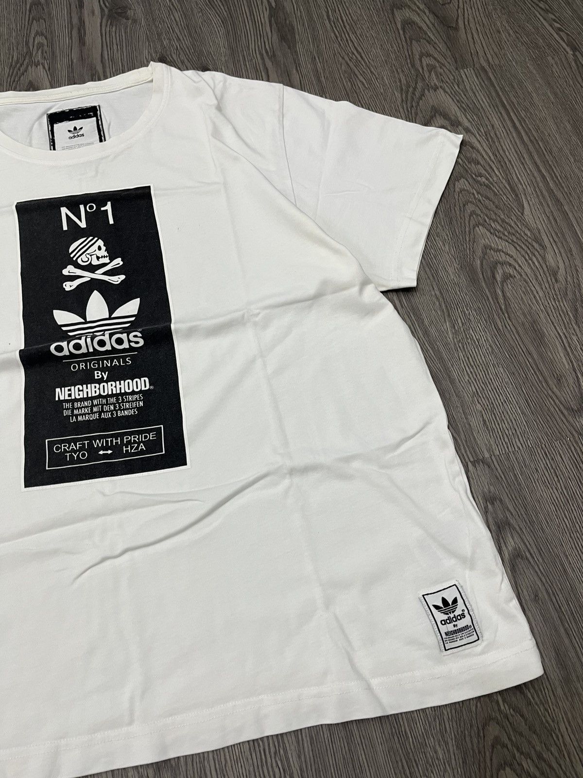 Adidas × Neighborhood 💀Adidas Originals x Neighborhood Graphic 1 2014 T-Shirt Size US XL / EU 56 / 4 - 3 Thumbnail