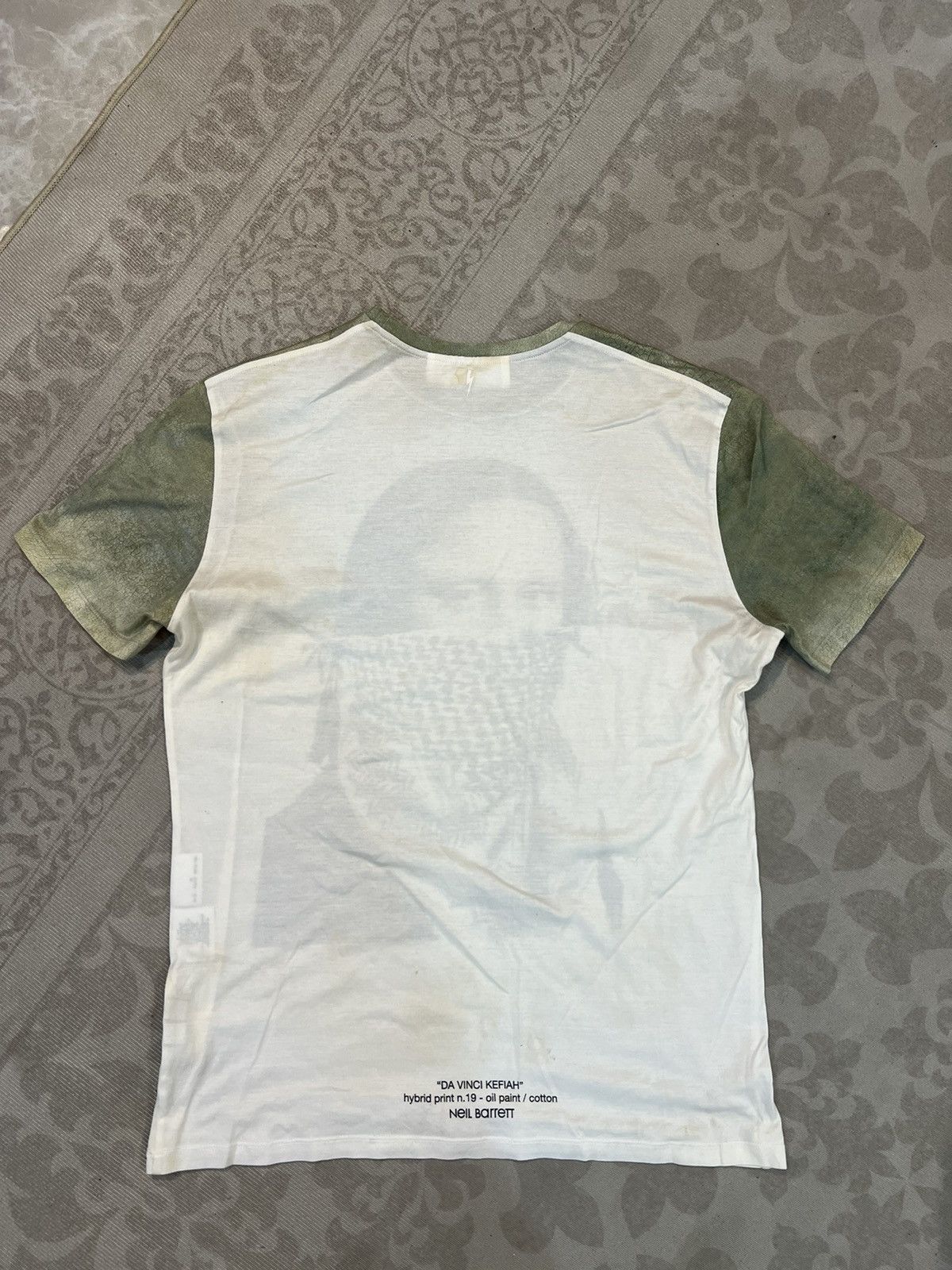 Neil Barrett Da Vinci Kefiah Tshirt Size US M / EU 48-50 / 2 - 5 Thumbnail