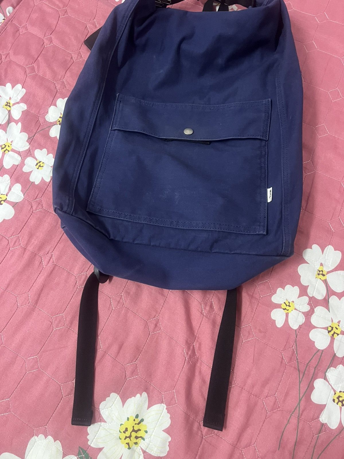 Margaret Howell MHL Margaret Howell 2 Way Rucksack Navy Canvas Size ONE SIZE - 2 Thumbnail