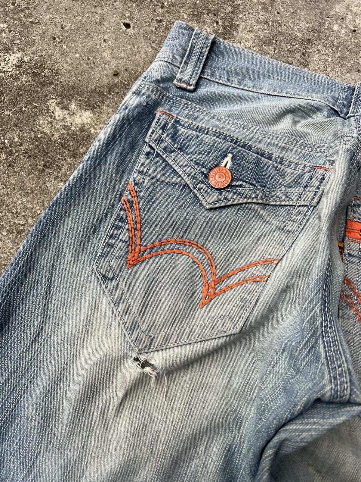 Edwin Vintage Edwin Exclusive Vintage Light Wash Jean Size US 31 - 13 Thumbnail