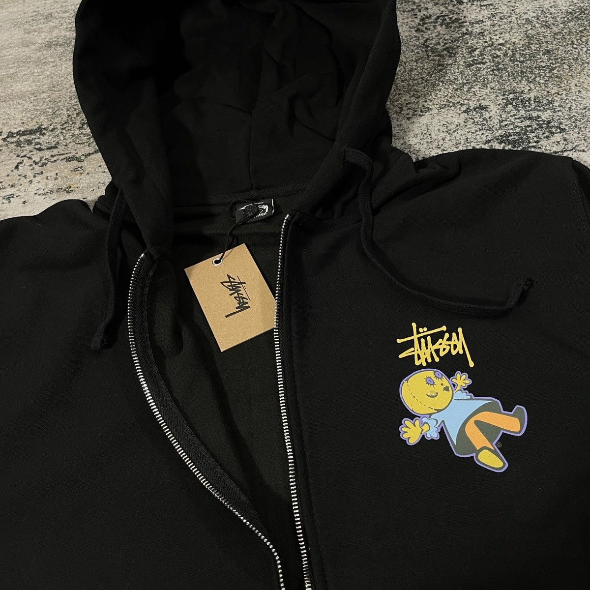 Stussy STUSSY ZIP HOODIE " DOLLIE " Size US L / EU 52-54 / 3 - 4 Thumbnail