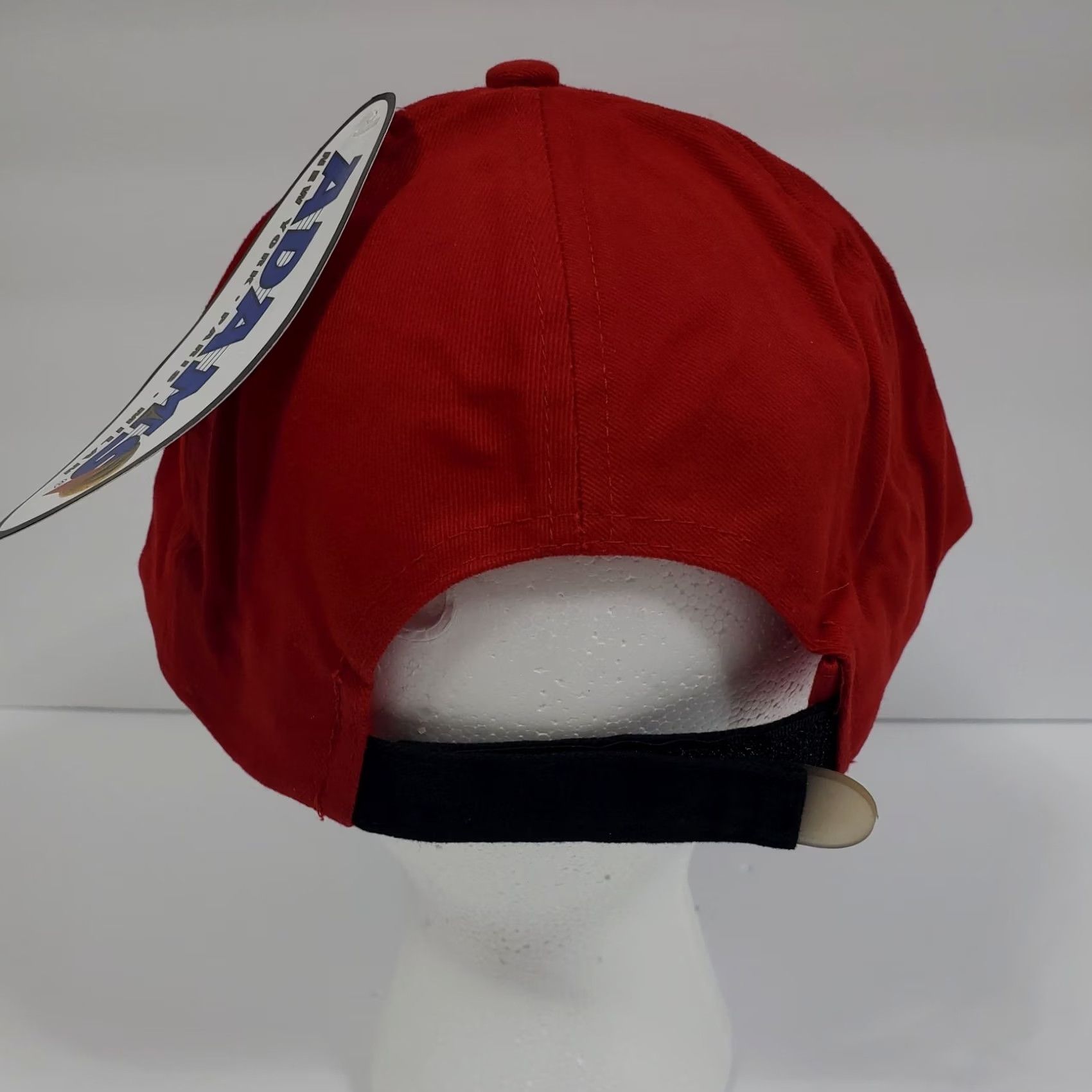 Vintage Adams True Value Baseball Cap Red Black Embroidered Cotton Adjustable Strapback Men Size ONE SIZE - 3 Thumbnail