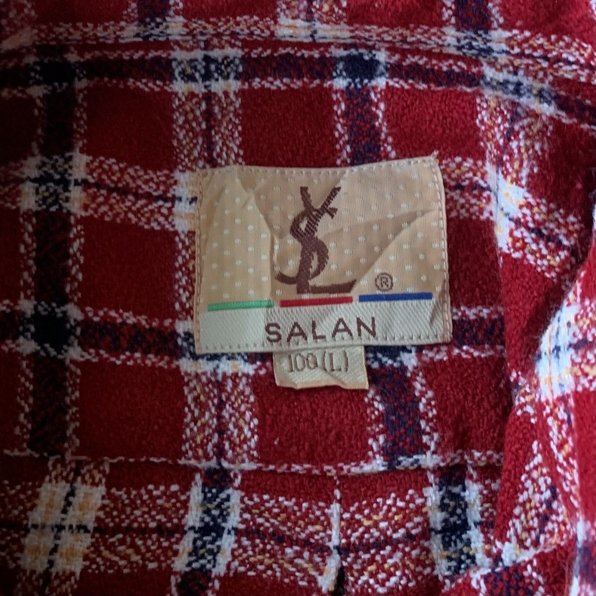 Yves Saint Laurent YSL Yves Saint Laurent Salan Button Up Shirt Size US L / EU 52-54 / 3 - 6 Thumbnail