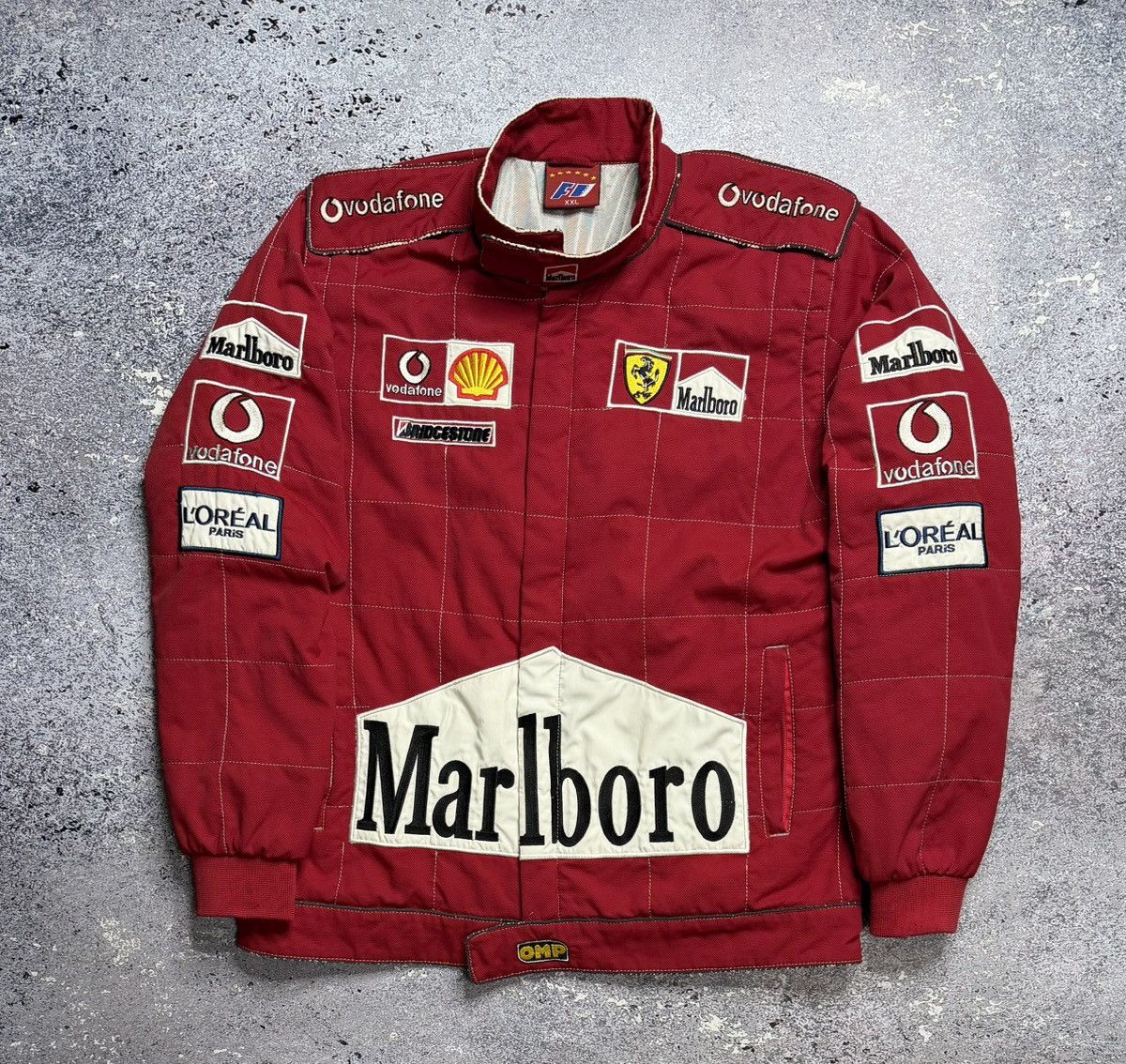 ​【ヴィンテージ】Ferrari F1 マールボロ レーシングブルゾン XXL Vintage Ferrari Marlboro F1 Jacket - Etsy