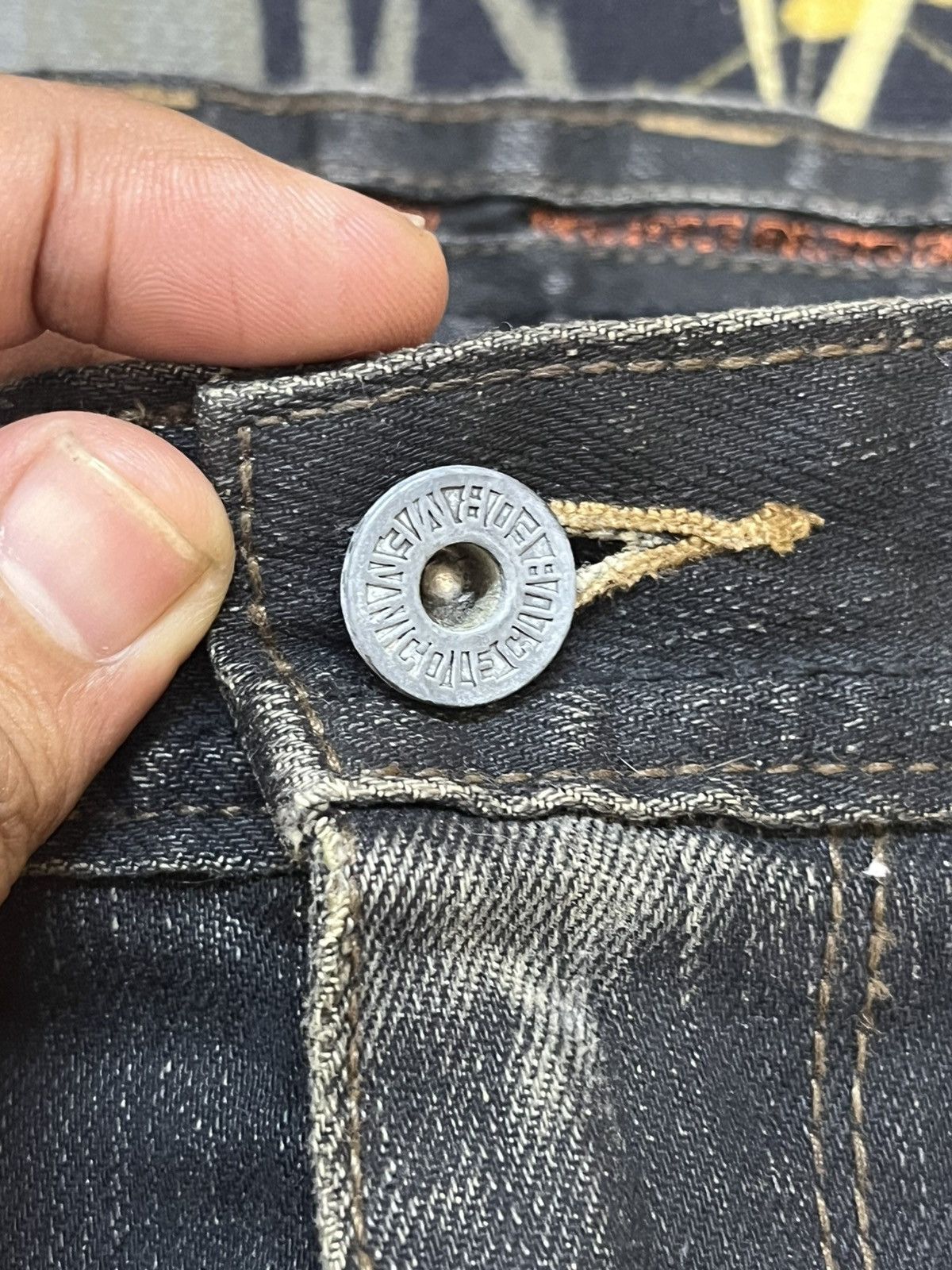 Le Grande Bleu (L.G.B.) Vintage Nicole Club For Men Flare Seditionaries Punk Denim Size US 32 / EU 48 - 11 Thumbnail