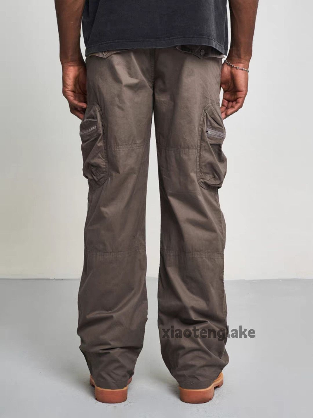Designer × Vintage washed faded cleanfit zipper utility military cargo pants Size US 30 / EU 46 - 4 Thumbnail