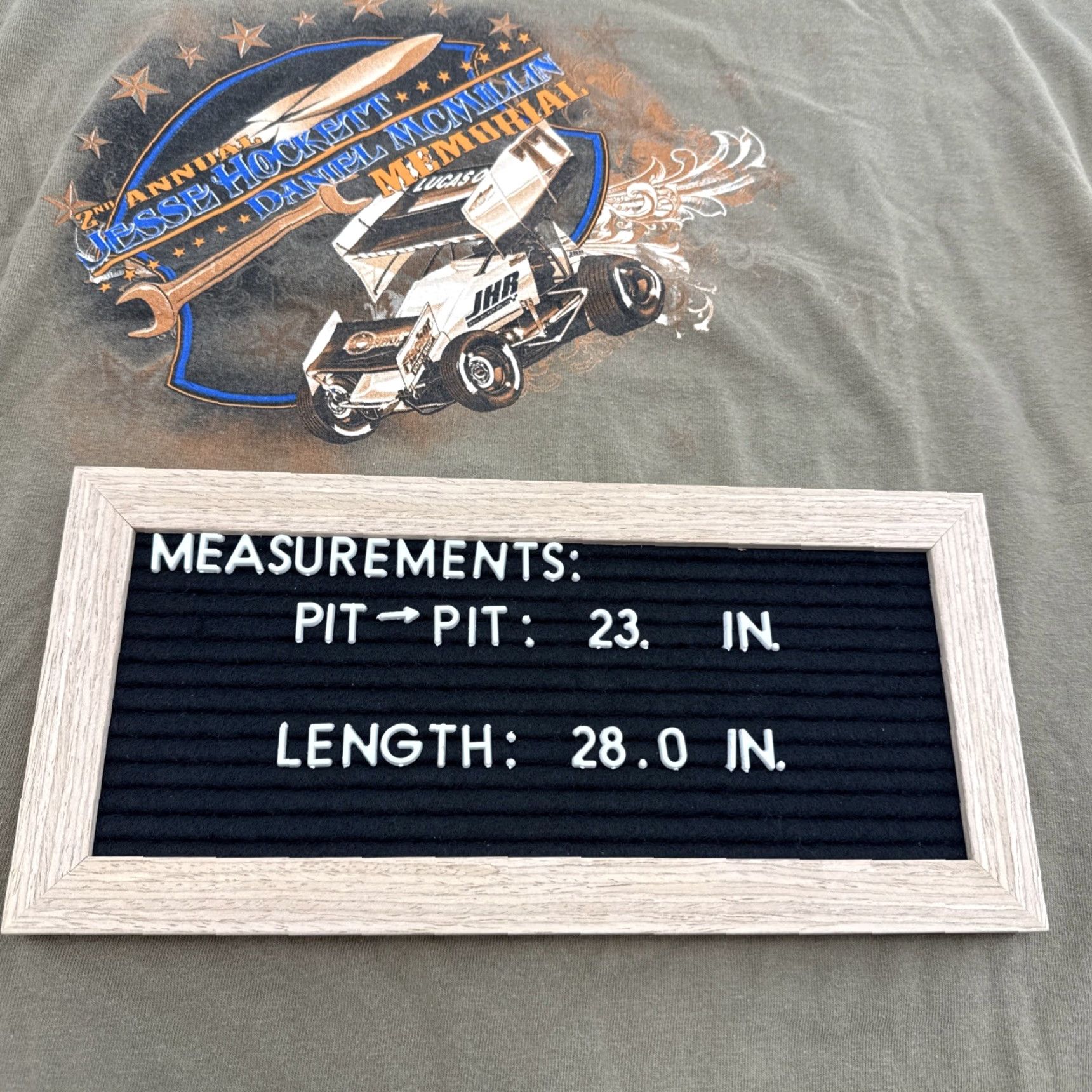 Vintage Jesse Hockett racing Lucas Oil Speedway T Shirt 2nd annual Wheatland MO Sz XL Nike Grand Prix Men T-Shirt White Lucas 2nd annual racing Size US XL / EU 56 / 4 - 2 Thumbnail
