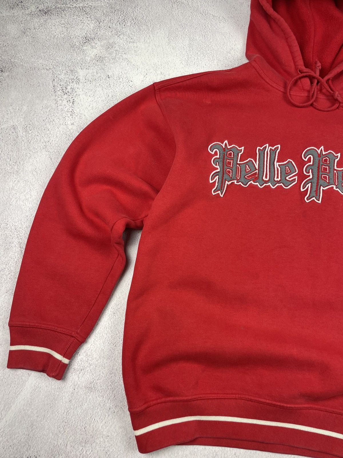 Pelle Pelle × Vintage Vintage Pelle Pelle Mens Hoodie Red Size Small Size US M / EU 48-50 / 2 - 4 Thumbnail