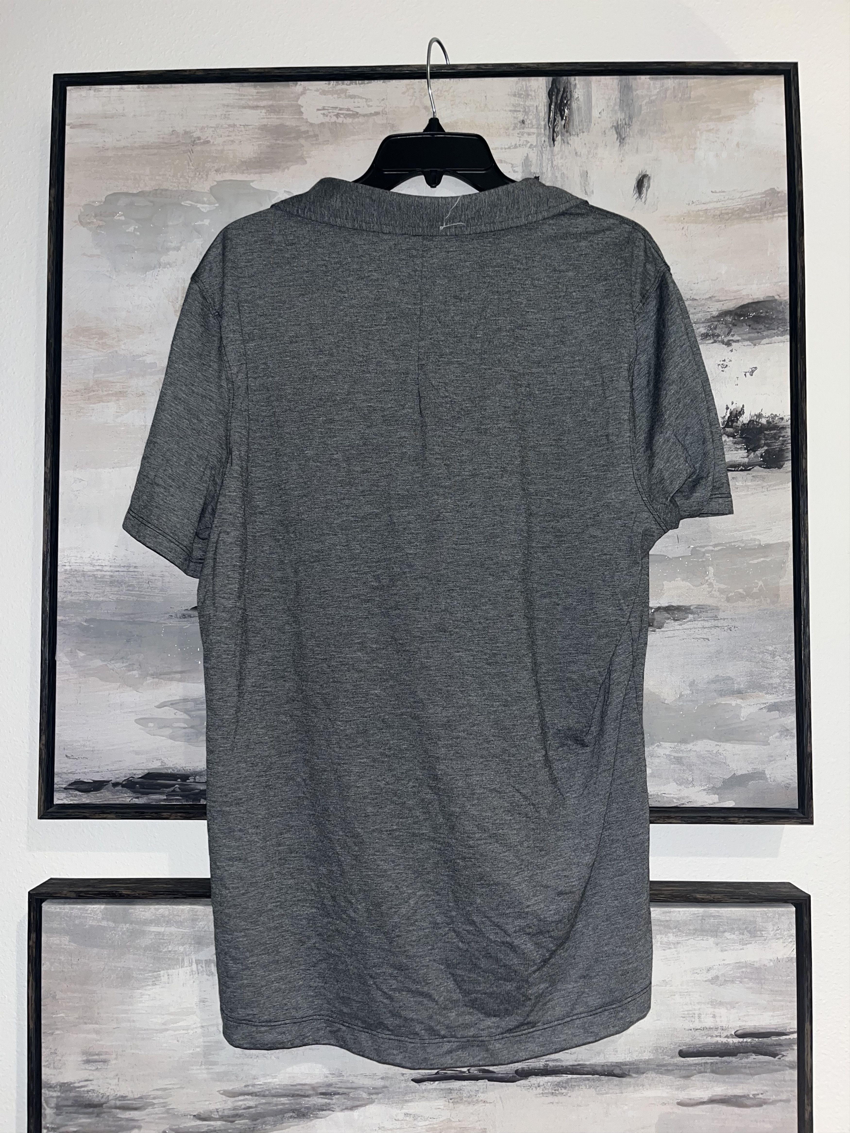 Lululemon Grey Polo Size US L / EU 52-54 / 3 - 2 Thumbnail