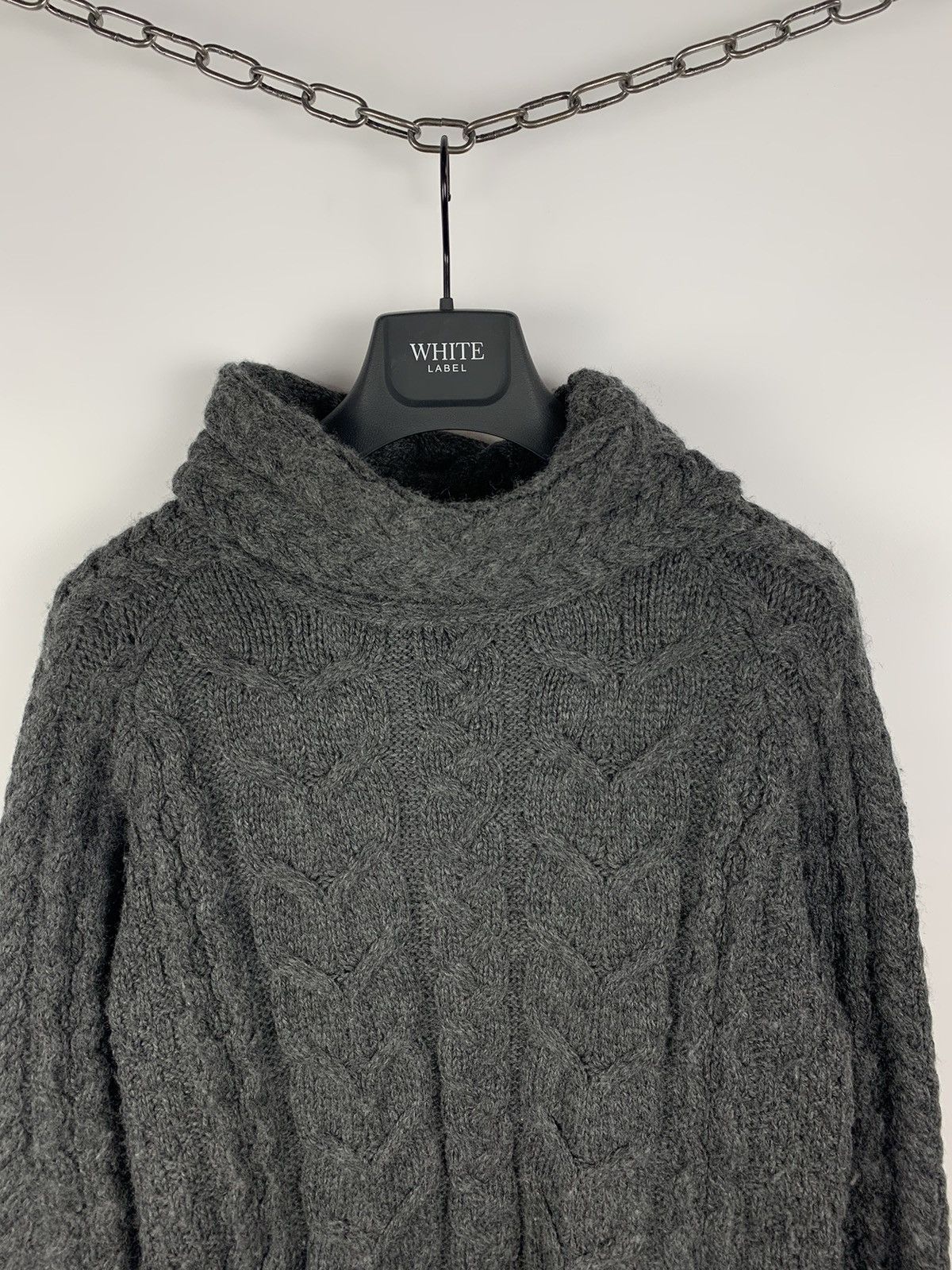 Woolrich Woolen Mills Aran Woollen Mills Super Soft Merino Sweater Avant Garde Size L / US 10 / IT 46 - 2 Thumbnail