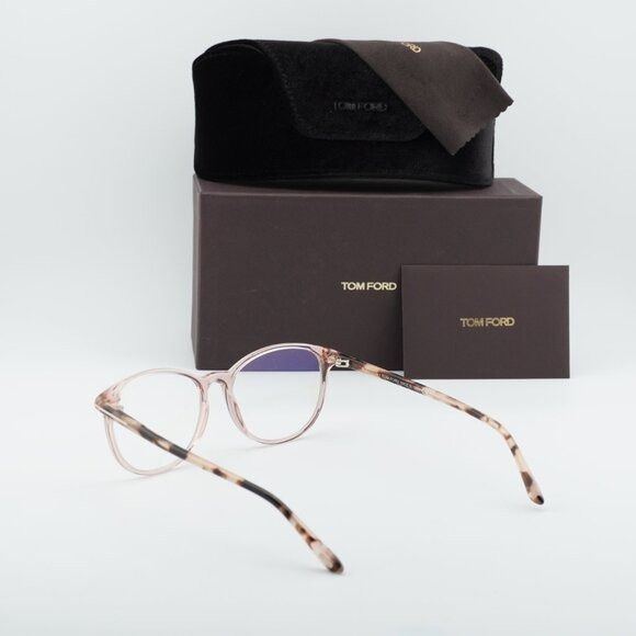 Tom Ford Tom Ford FT5810-B 072 Eyeglasses Pink 53mm Square Frame Size ONE SIZE - 10 Thumbnail