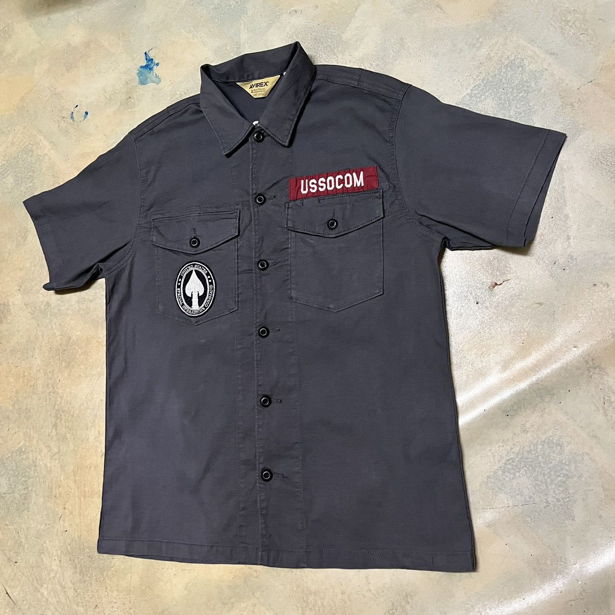 Avirex Avirex Military Army Style Big Logo Full patches Shirt Size US M / EU 48-50 / 2 - 3 Thumbnail