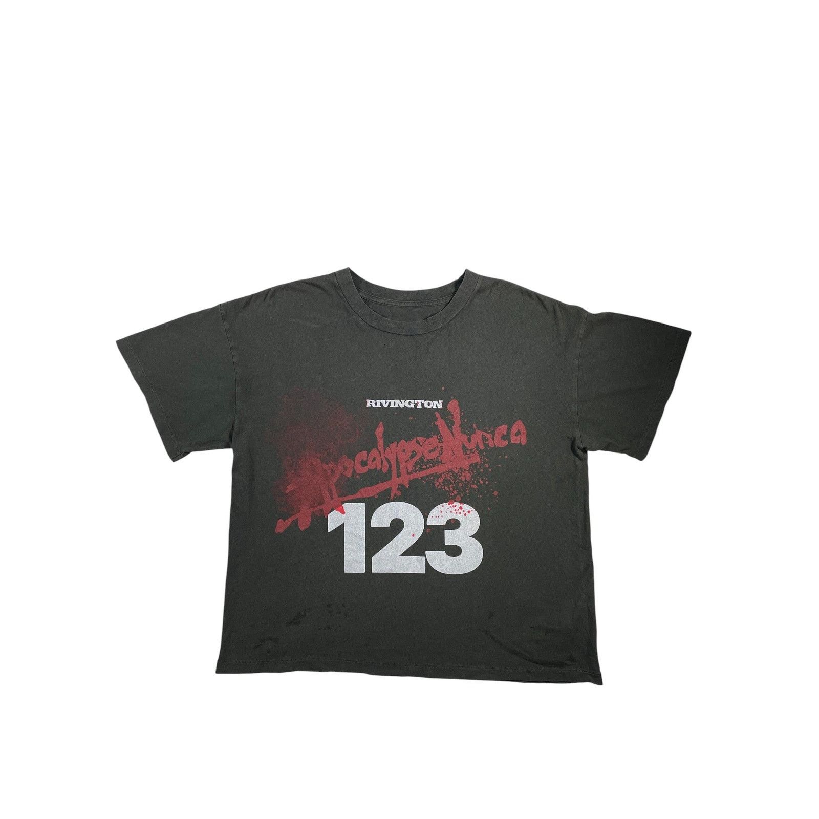 Rivington 'Apocyplypse Inri' Grey Tee