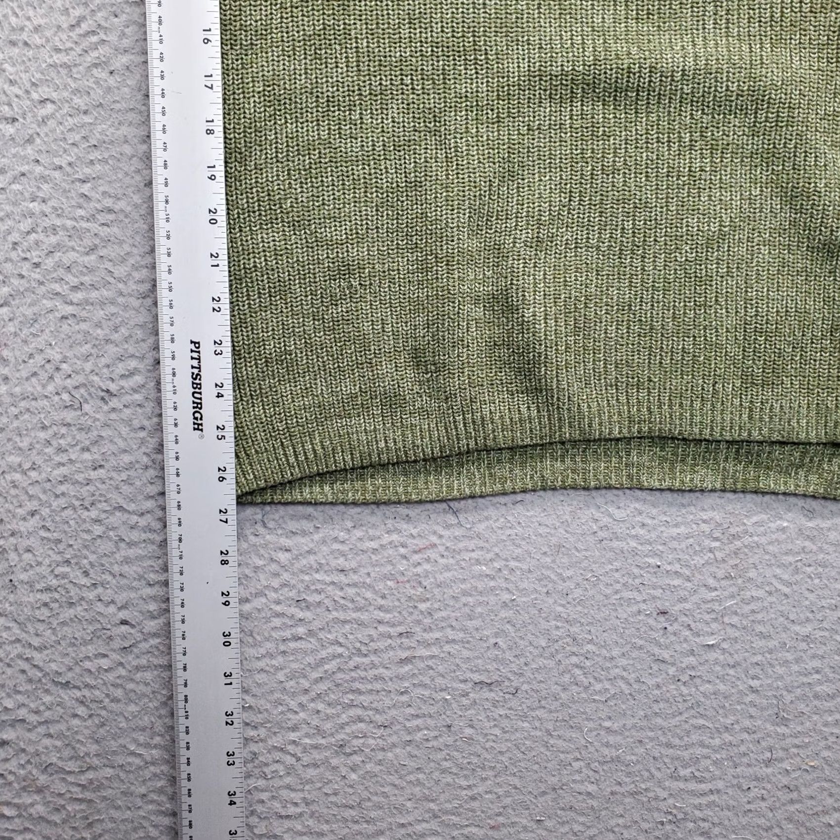 Coldwater Creek Coldwater Creek Womens Sweater Green 1X Long Sleeve Turtleneck Chunky Knit Pullover, Size 1X, Knit, Solid, Raglan Sleeve, Fall Winter Size XL / US 12-14 / IT 48-50 - 3 Thumbnail