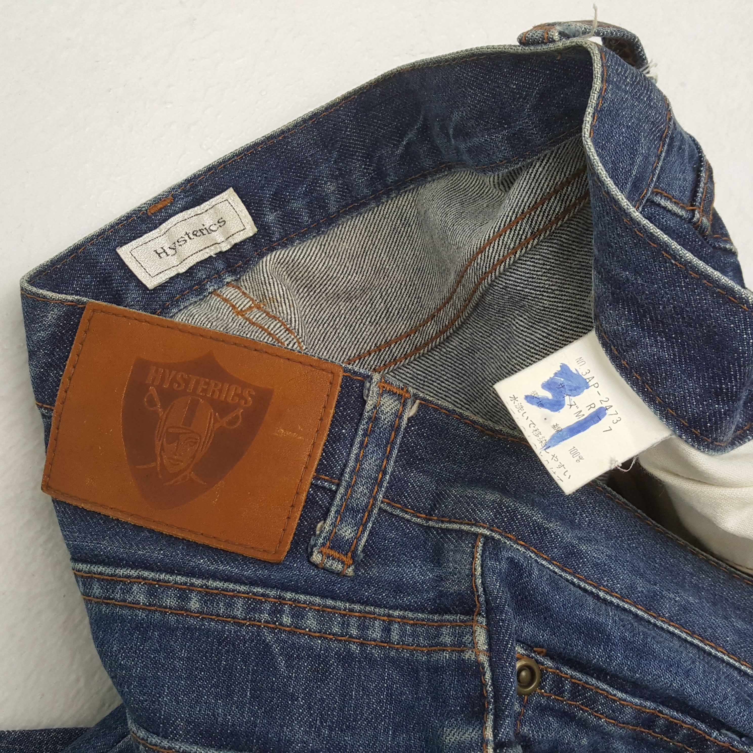 Hysteric Glamour HYSTERIC GLAMOUR Japanese Brand Streetwear Custom Art Jeans Size 29" - 14 Thumbnail