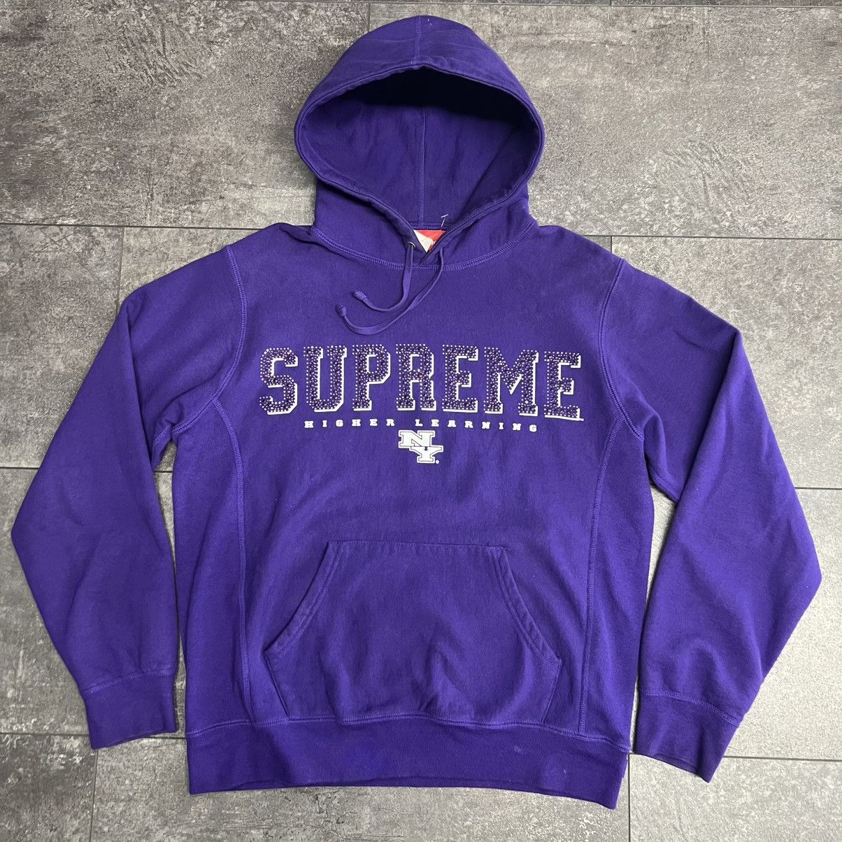 Supreme Gems Hooded Sweatshirt Purple