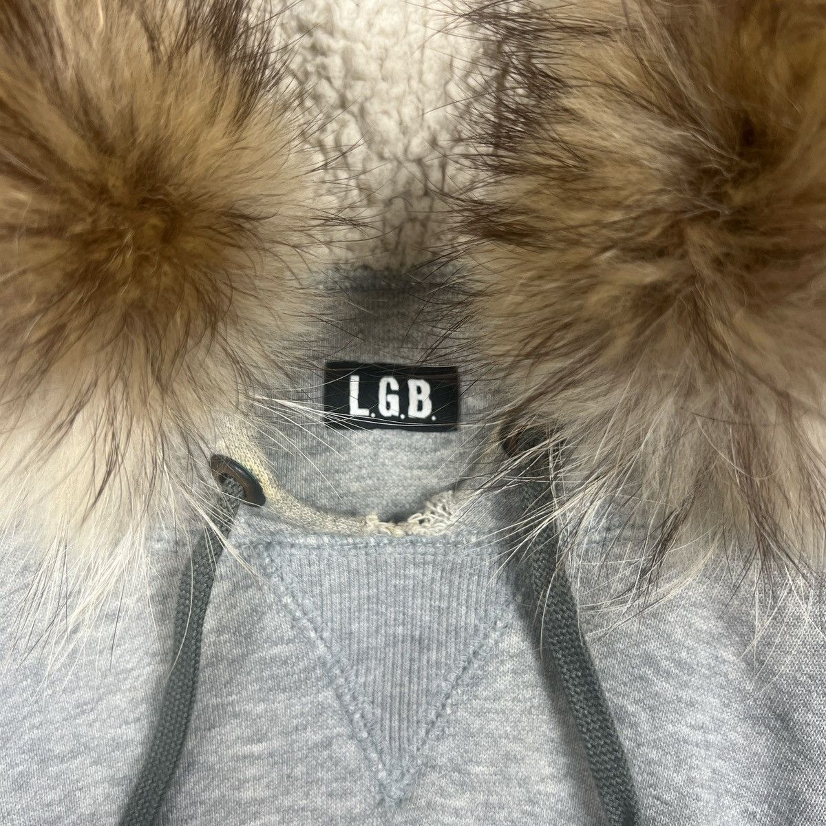 Le Grande Bleu (L.G.B.) LGB Dub Dances With Wolves fur hoodie Size US L / EU 52-54 / 3 - 6 Thumbnail