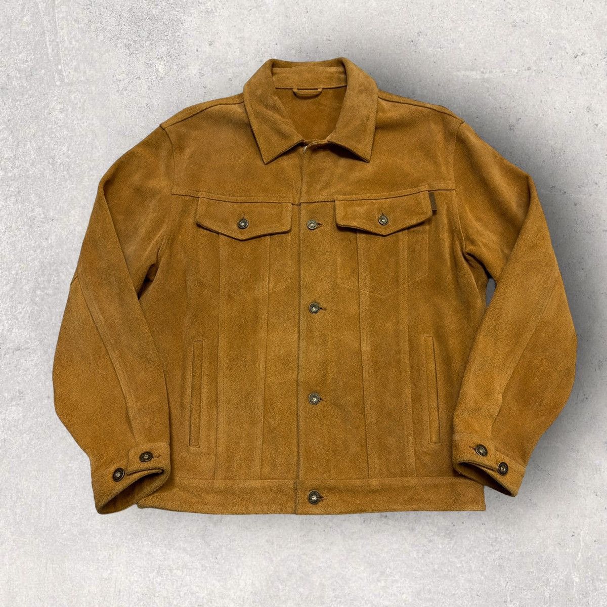 image of Timberland Suede Jacket in Brown, Men's (Size XS)