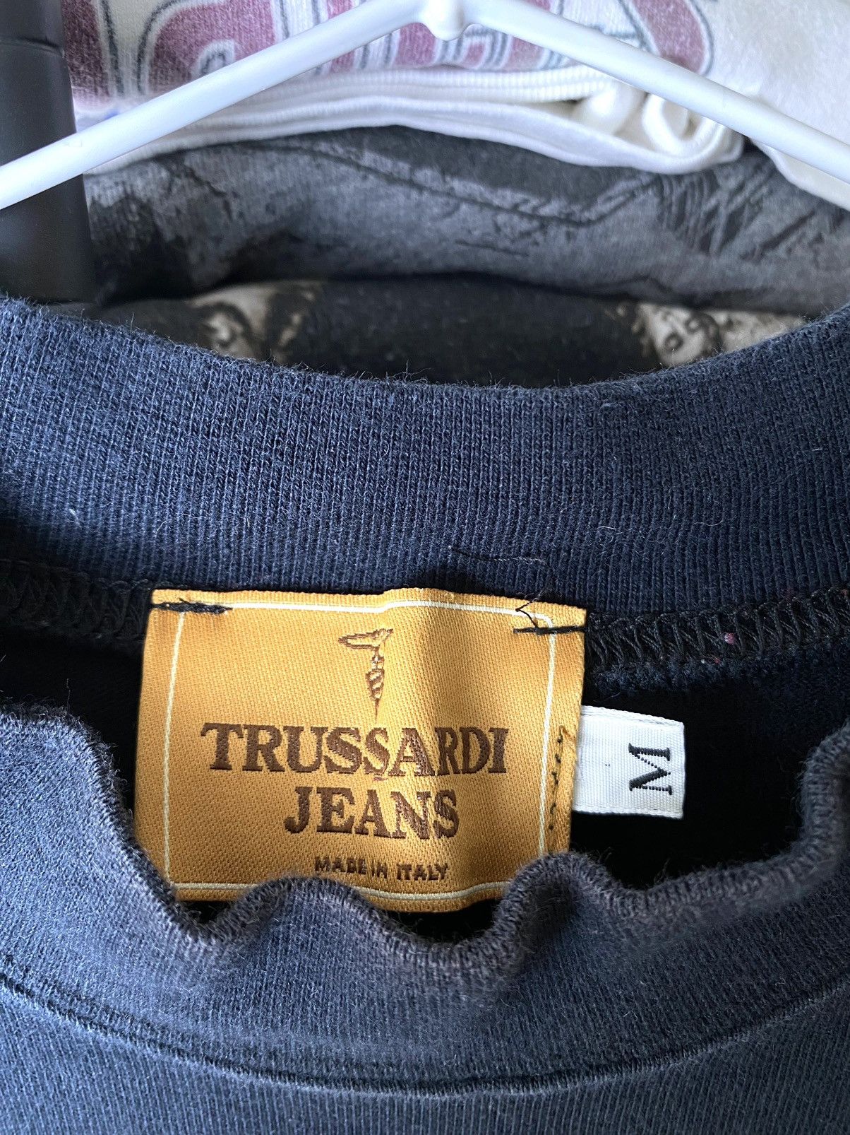 Trussardi Rare! Vintage Trussardi Jeans Sweatshirt DG Size US M / EU 48-50 / 2 - 5 Thumbnail