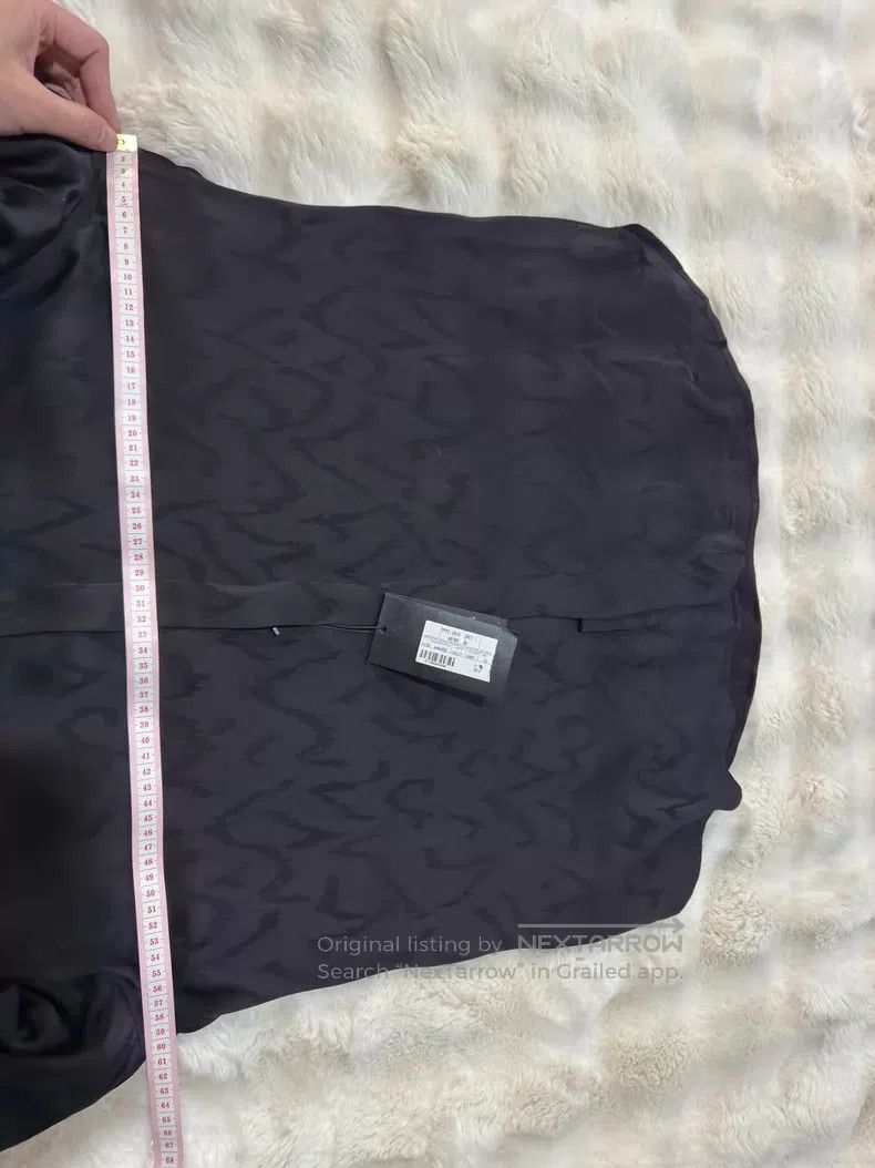 Saint Laurent Paris Saint Laurent Paris Silk shirt with subtle patterns Size XS / US 0-2 / IT 36-38 - 8 Thumbnail