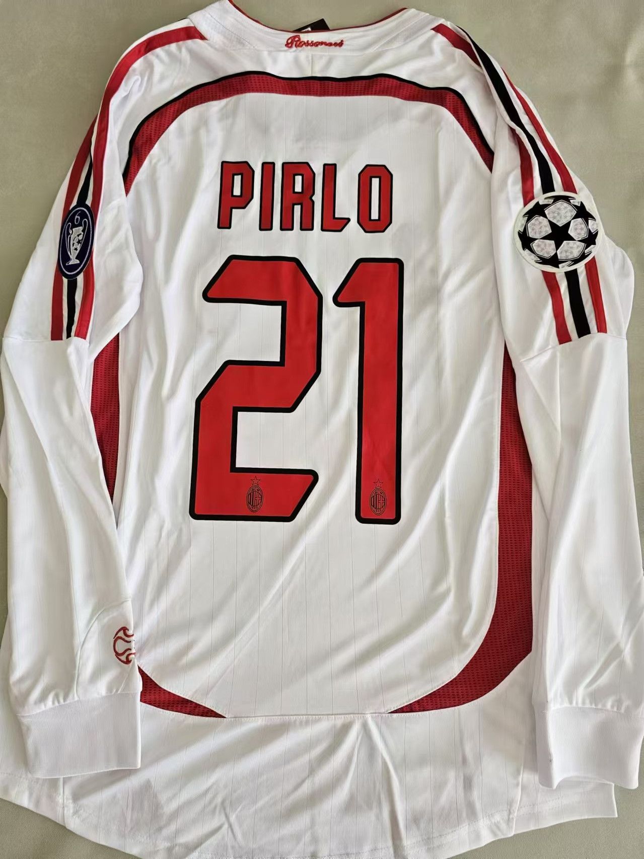 Other 2006 07 AC Milan #21 Andrea Pirlo Jersey Size US XL / EU 56 / 4 - 1 Thumbnail