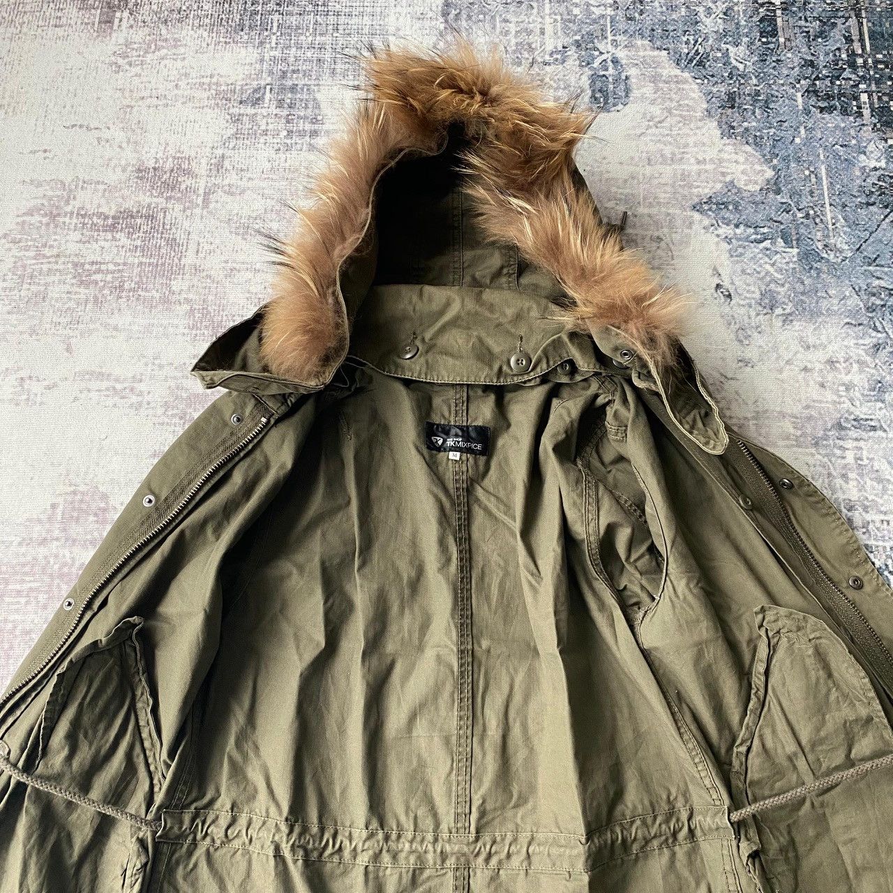 If Six Was Nine × Le Grande Bleu (L.G.B.) × Takeo Kikuchi Takeo Kikuchi Raccoon Fur Parka Jacket Size US M / EU 48-50 / 2 - 20 Thumbnail