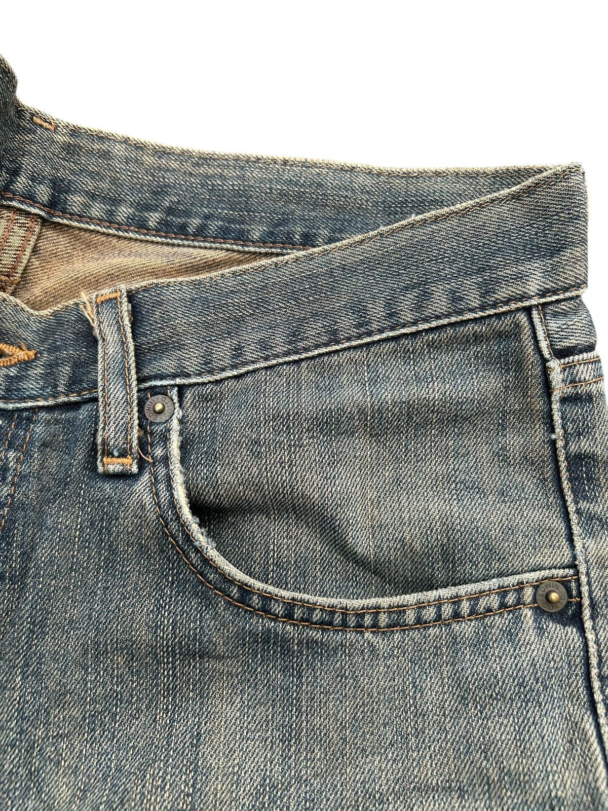 Japanese Brand × Kapital × Vintage Rusty Edwin Vintage Distressed Denim Jeans Size US 32 / EU 48 - 7 Thumbnail