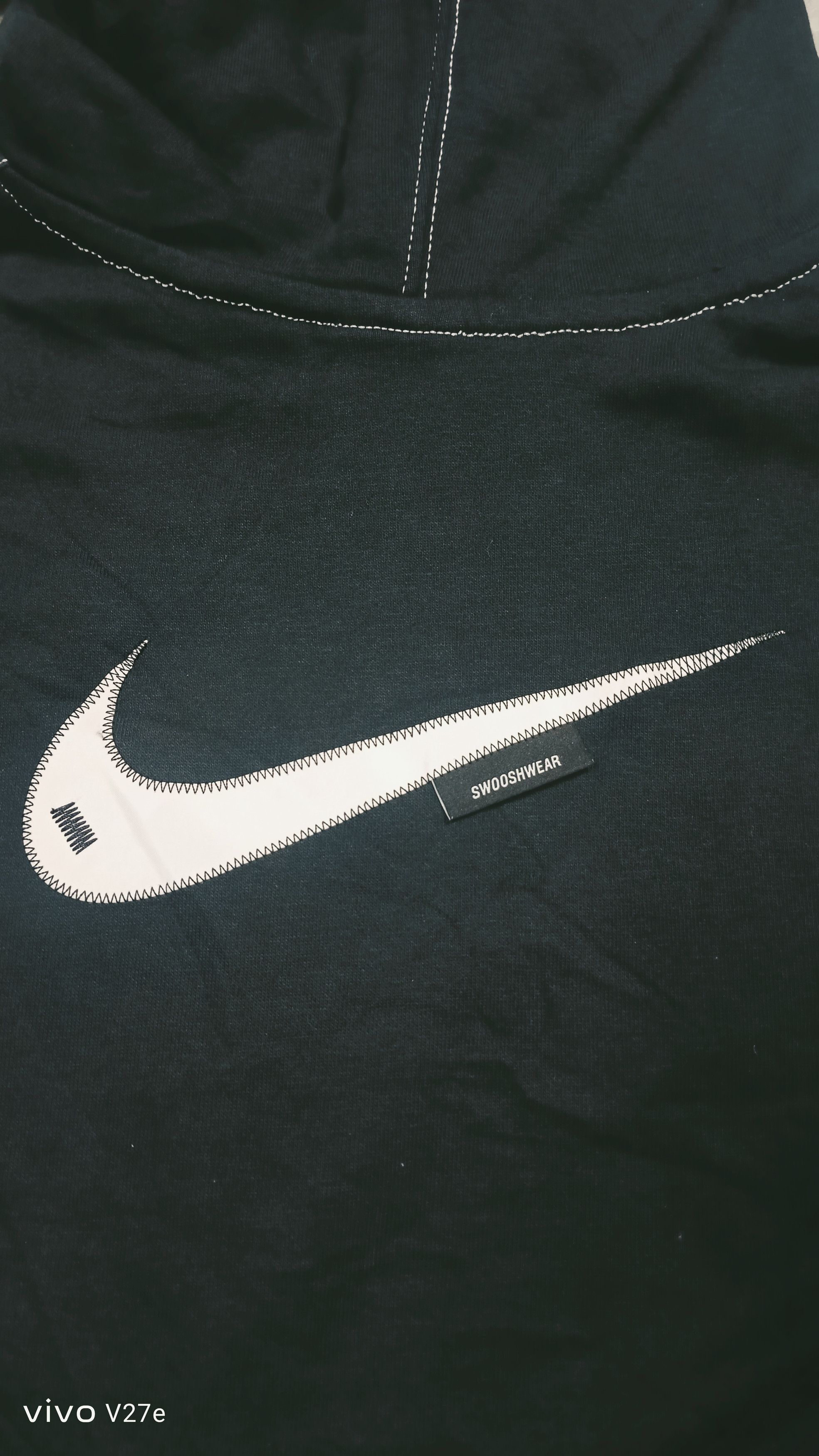 Nike Nike Swooshwear Baggy Black Hoodie Size US M / EU 48-50 / 2 - 4 Thumbnail