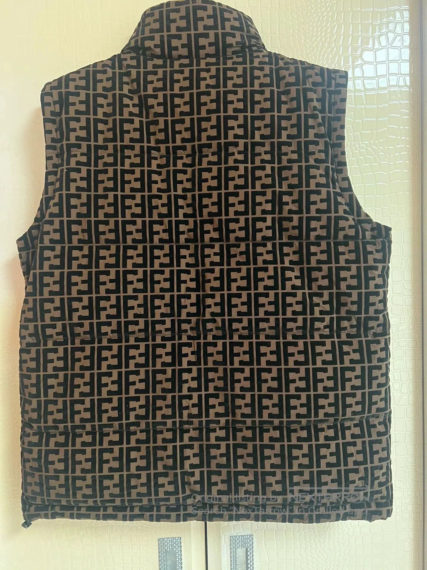 Fendi FENDI LOR Reversible FF Logo Down Vest. Size US M / EU 48-50 / 2 - 2 Thumbnail