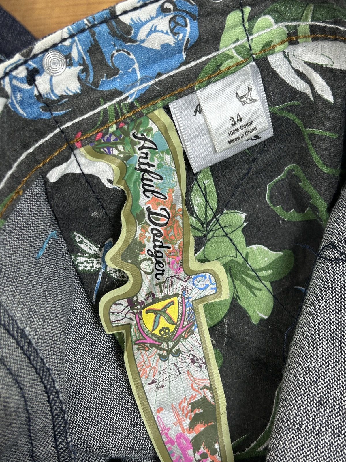 Artful Dodger Vintage Artful Dodger Jesse Pinkman Y2K Denim Jeans Size 34 Size US 34 / EU 50 - 14 Thumbnail