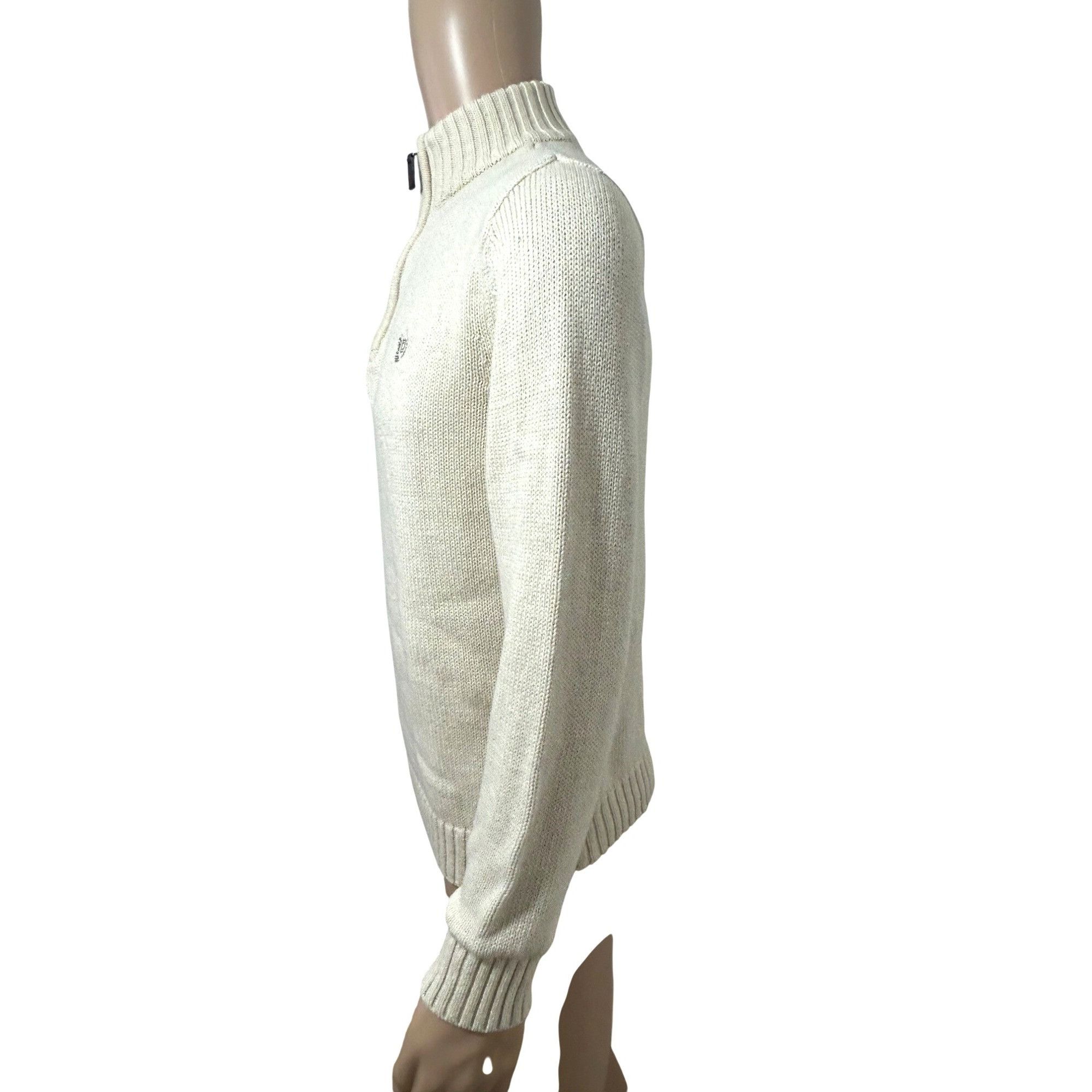 Chaps Chaps Men’s Vintage Sweater M Cream Pullover 1/4 Zip Logo Kn Size US M / EU 48-50 / 2 - 3 Thumbnail
