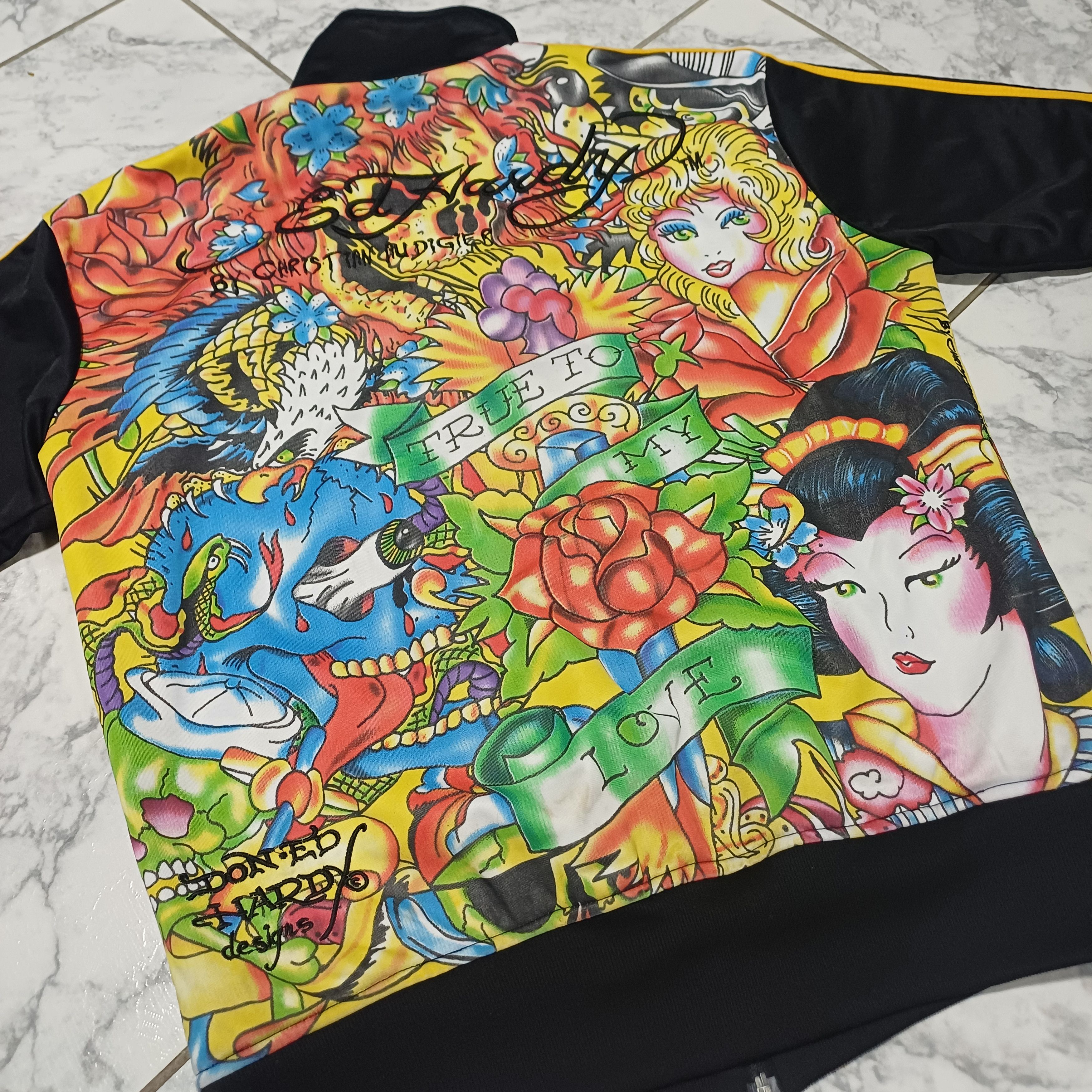 Christian Audigier Ed Hardy track jacket zip up Size US M / EU 48-50 / 2 - 5 Thumbnail