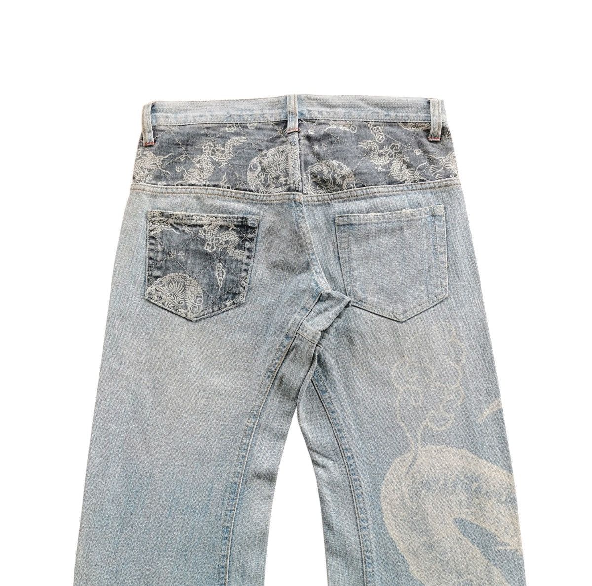 Karakuri Tamashii Vintage Karakuri Tamashi Dragon Japan Denim - 32”x31” Size US 32 / EU 48 - 3 Thumbnail